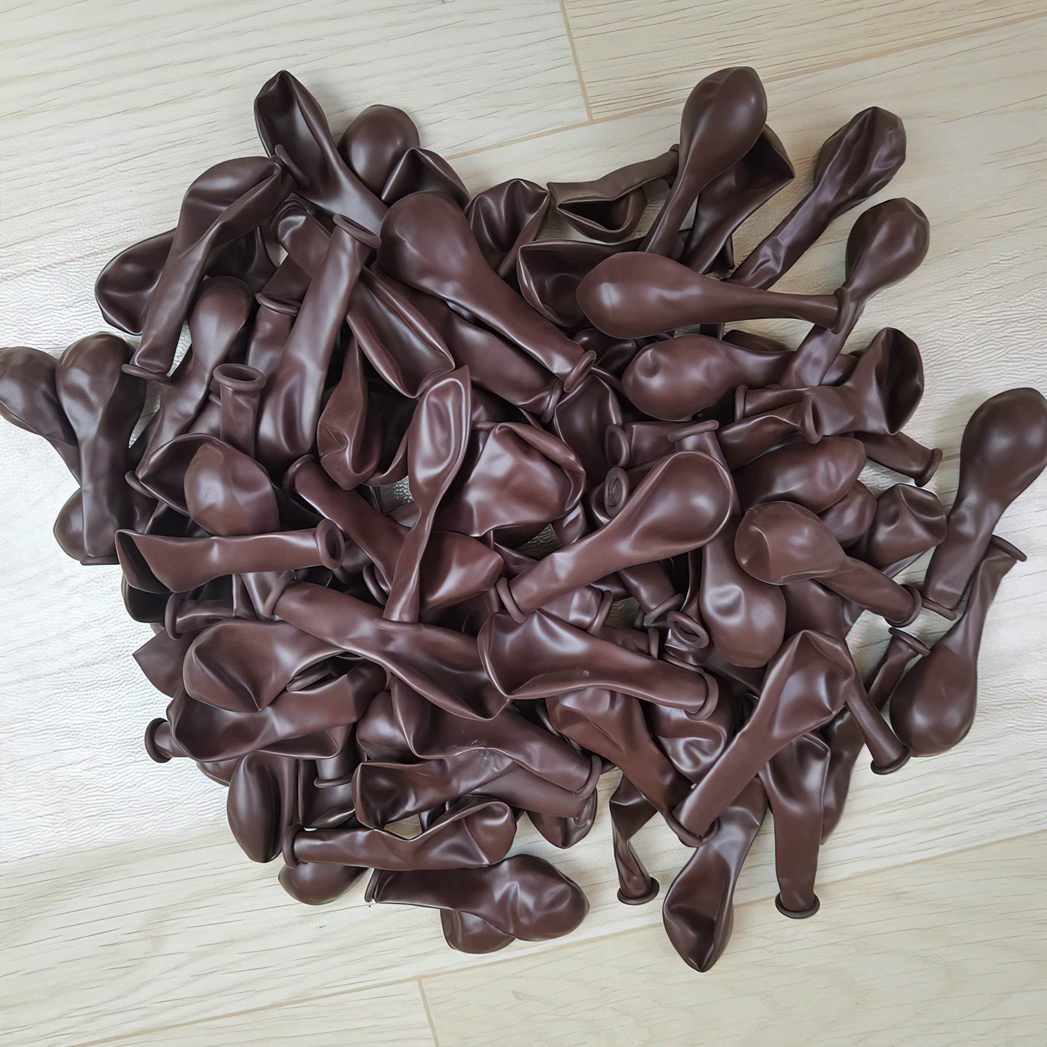 Burgundy Balloons for Decoration - 50 pcs