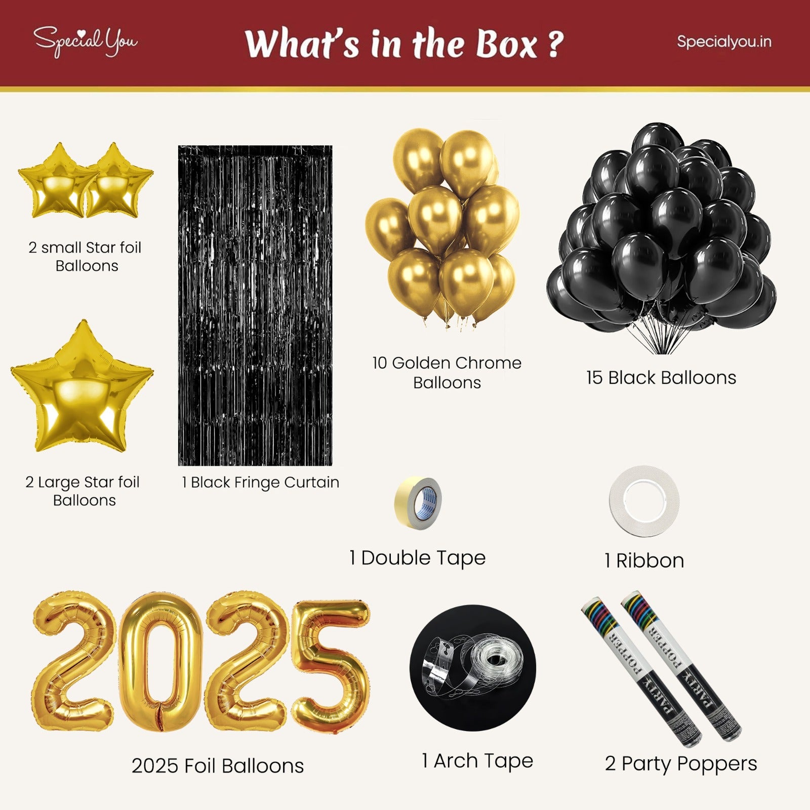 Happy New Year Decoration 2025
