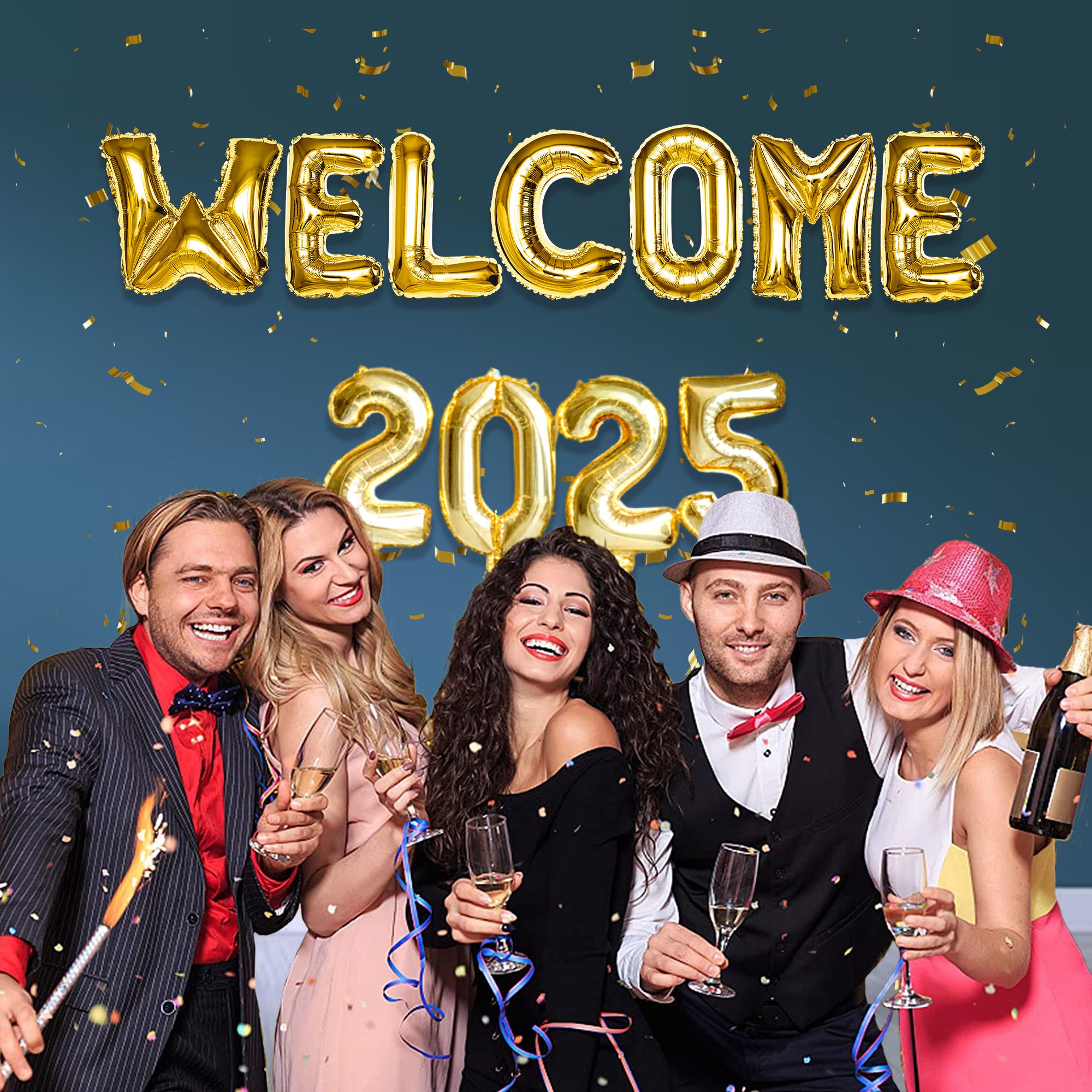 Welcome 2025 New Year Decoration