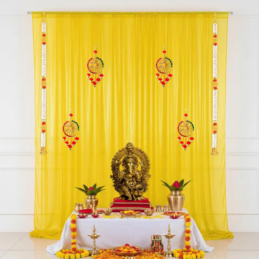 Decorate your Haldi with this Backdrop setup