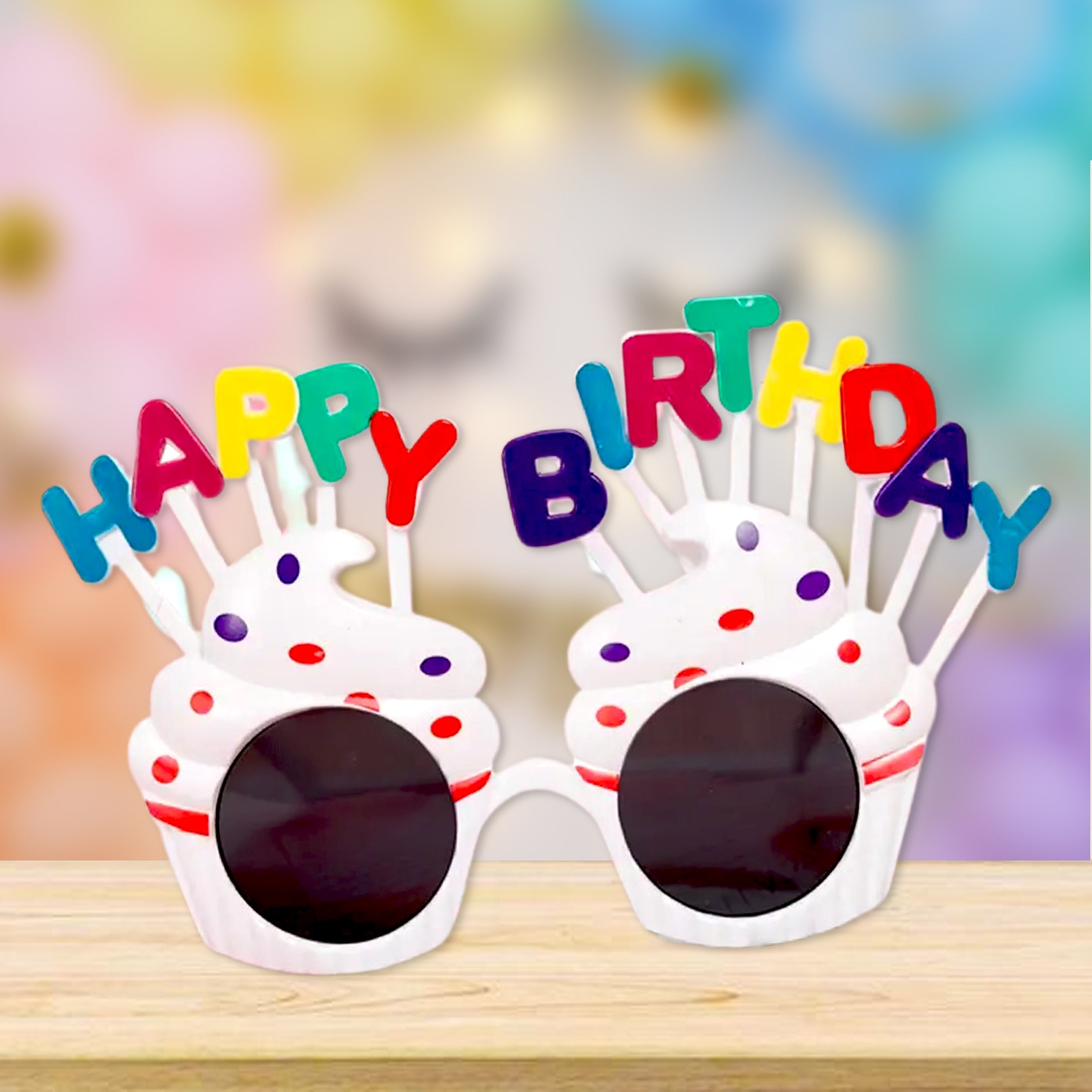 Happy Birthday Cup Cake Goggles