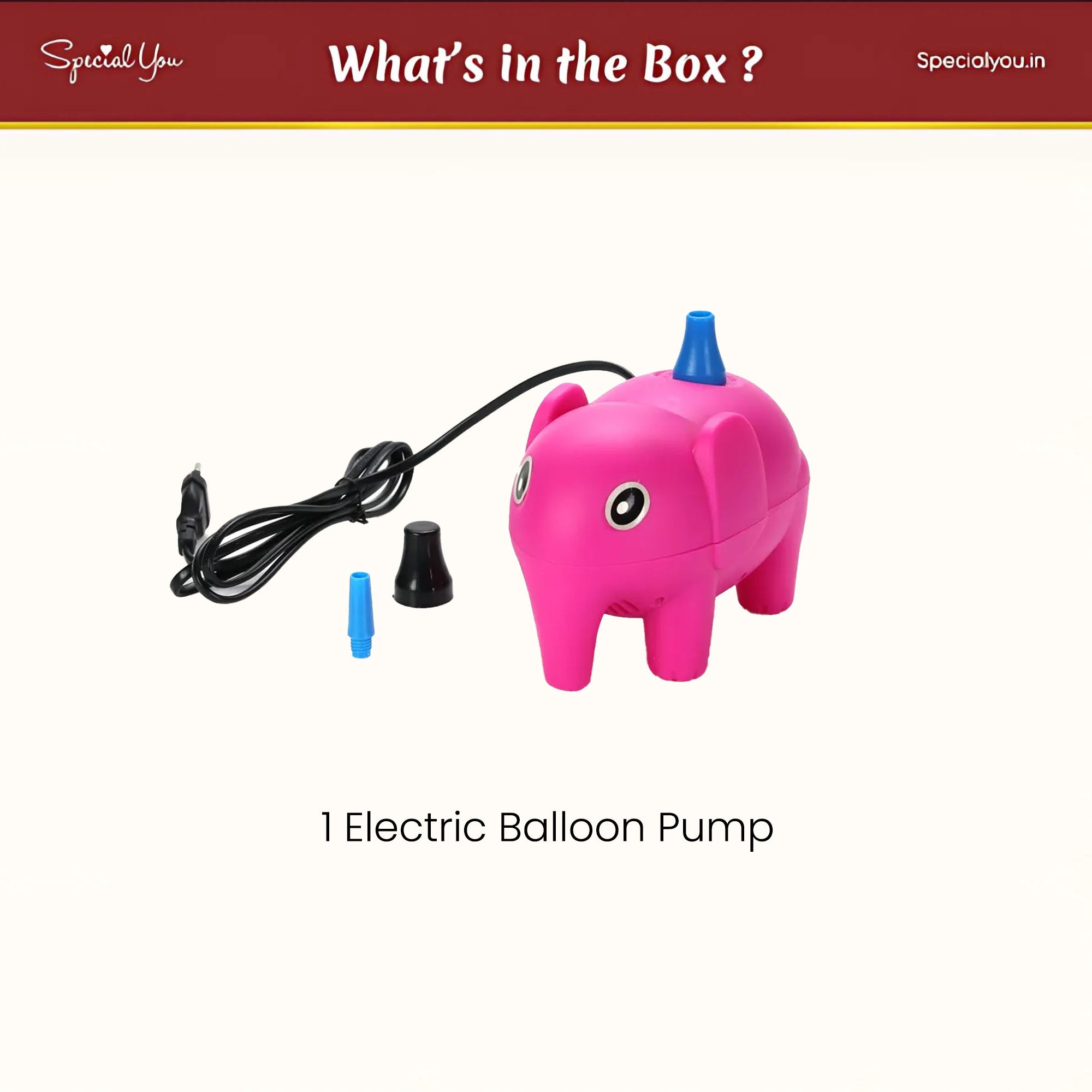 Elephant Balloon Air Pump Machine
