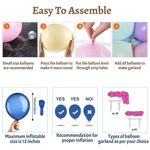 Pink & White Balloon Birthday Decoration Kit
