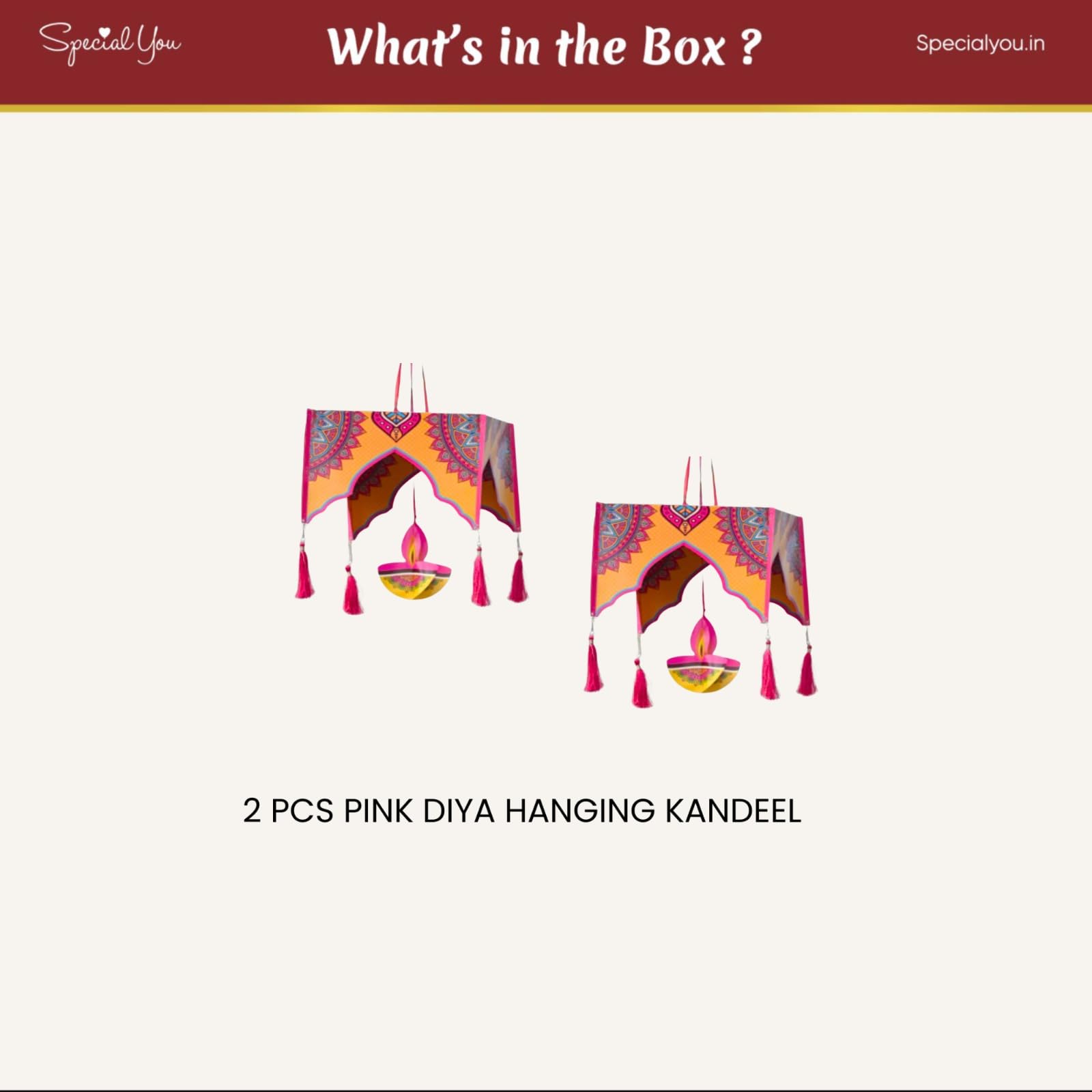 Paper Kandeel Wall Hanging for Diwali