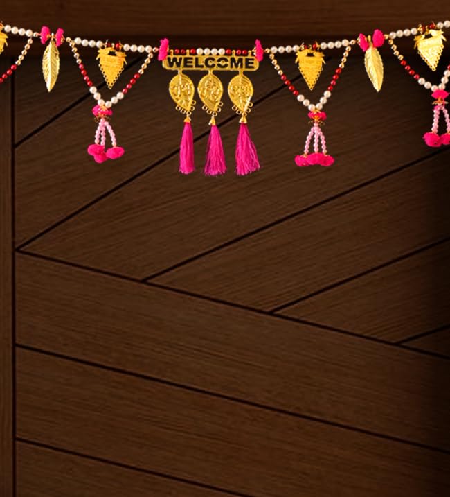 pink welcome hanging