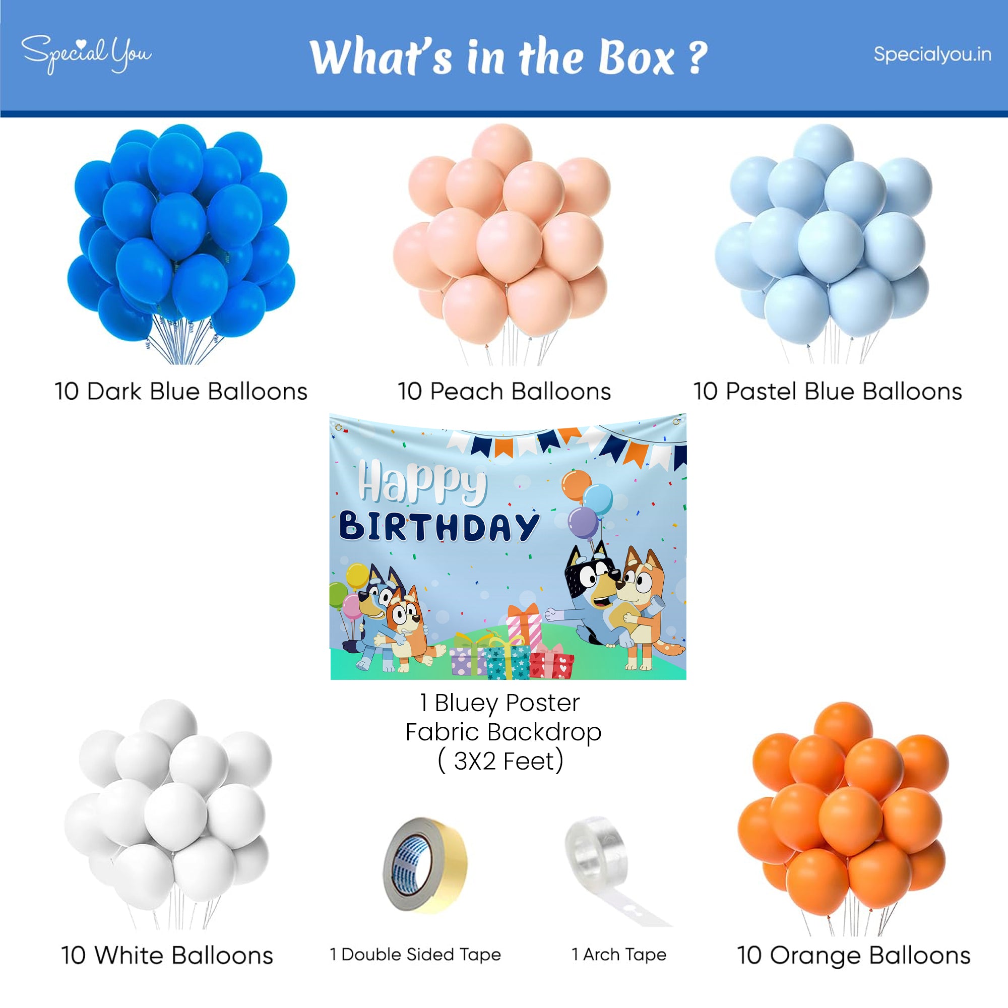 Bluey Theme Birthday decor for kids