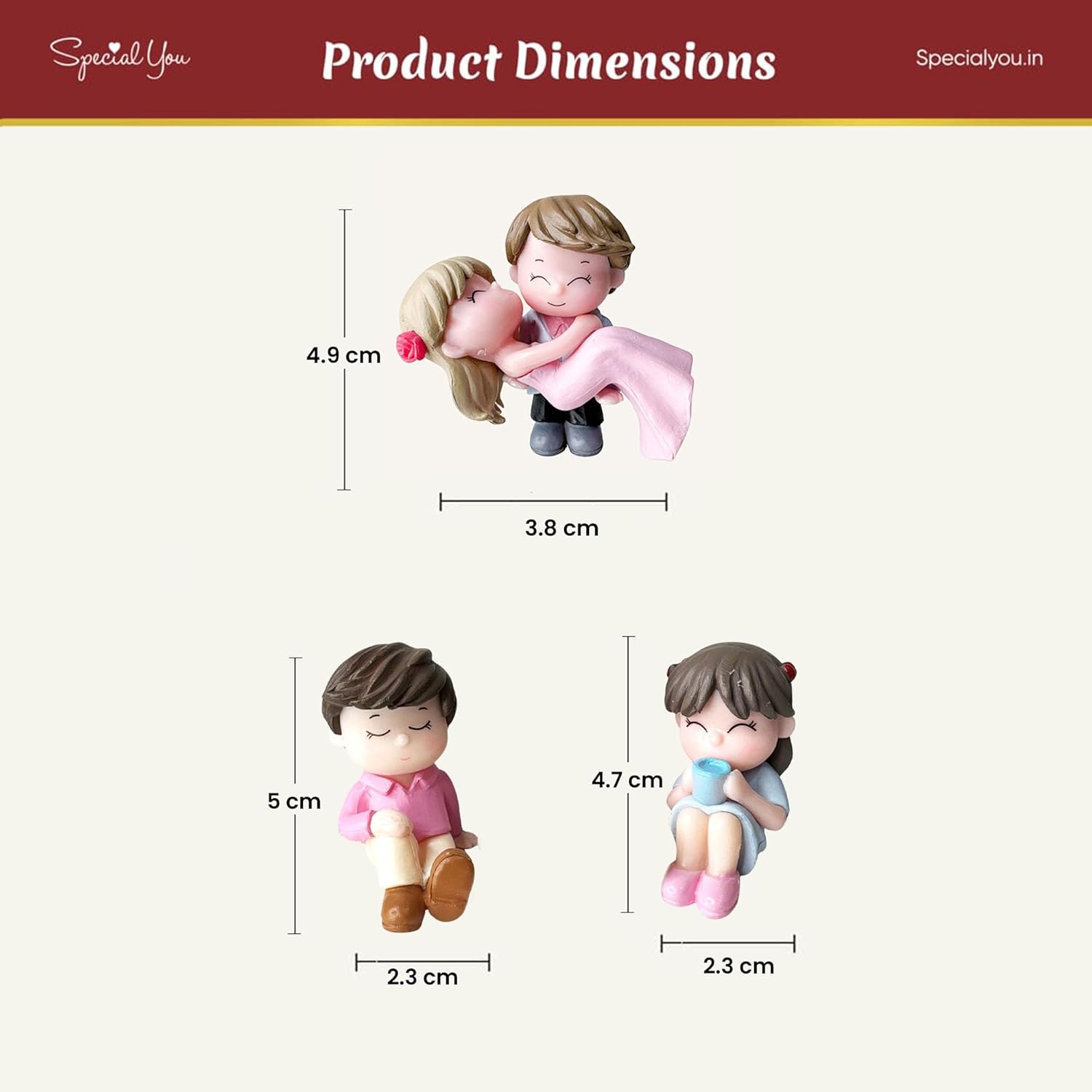 Dancing & Coffee Couple Miniature Combo