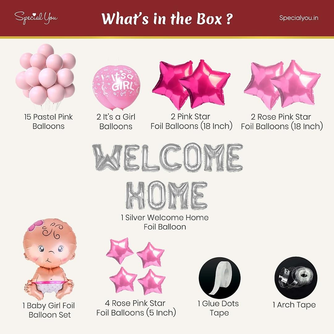 Welcome your baby girl to her home