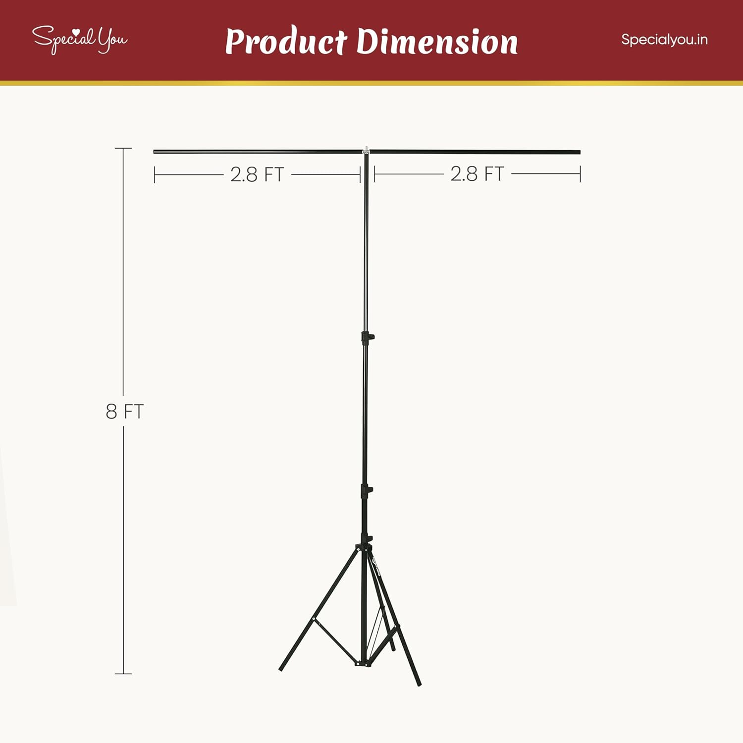 Backdrop T-Stand for decoration