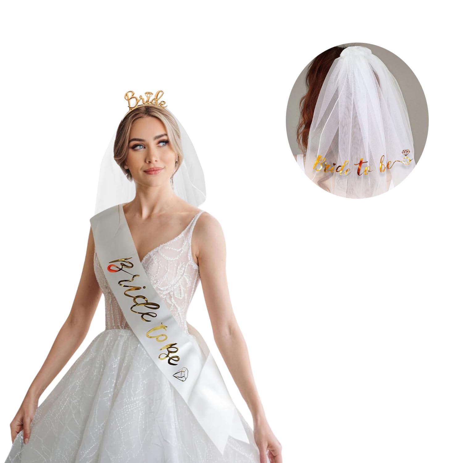 Bride to Be Decoration Set- 3 Pcs