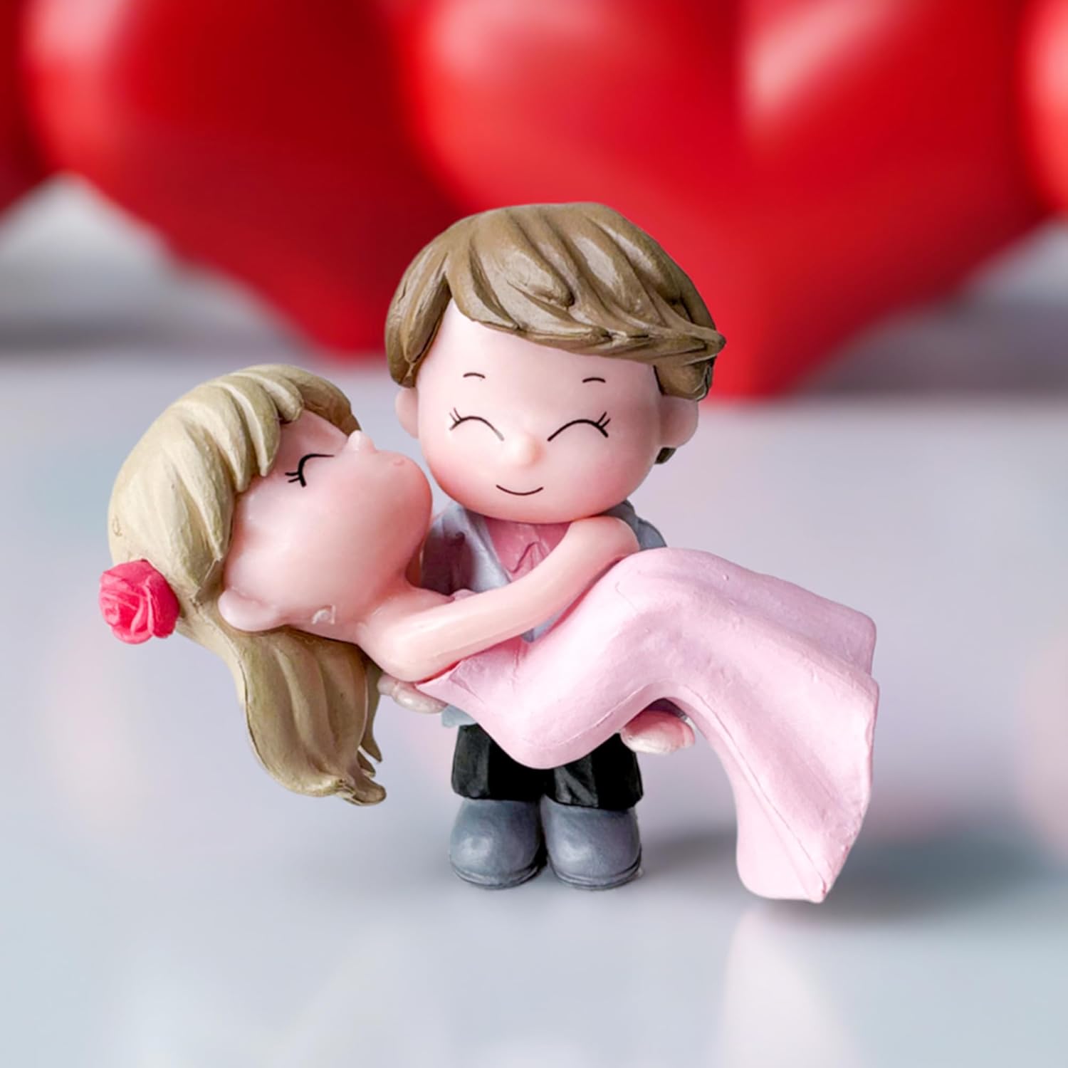 Dancing & Coffee Couple Miniature Combo
