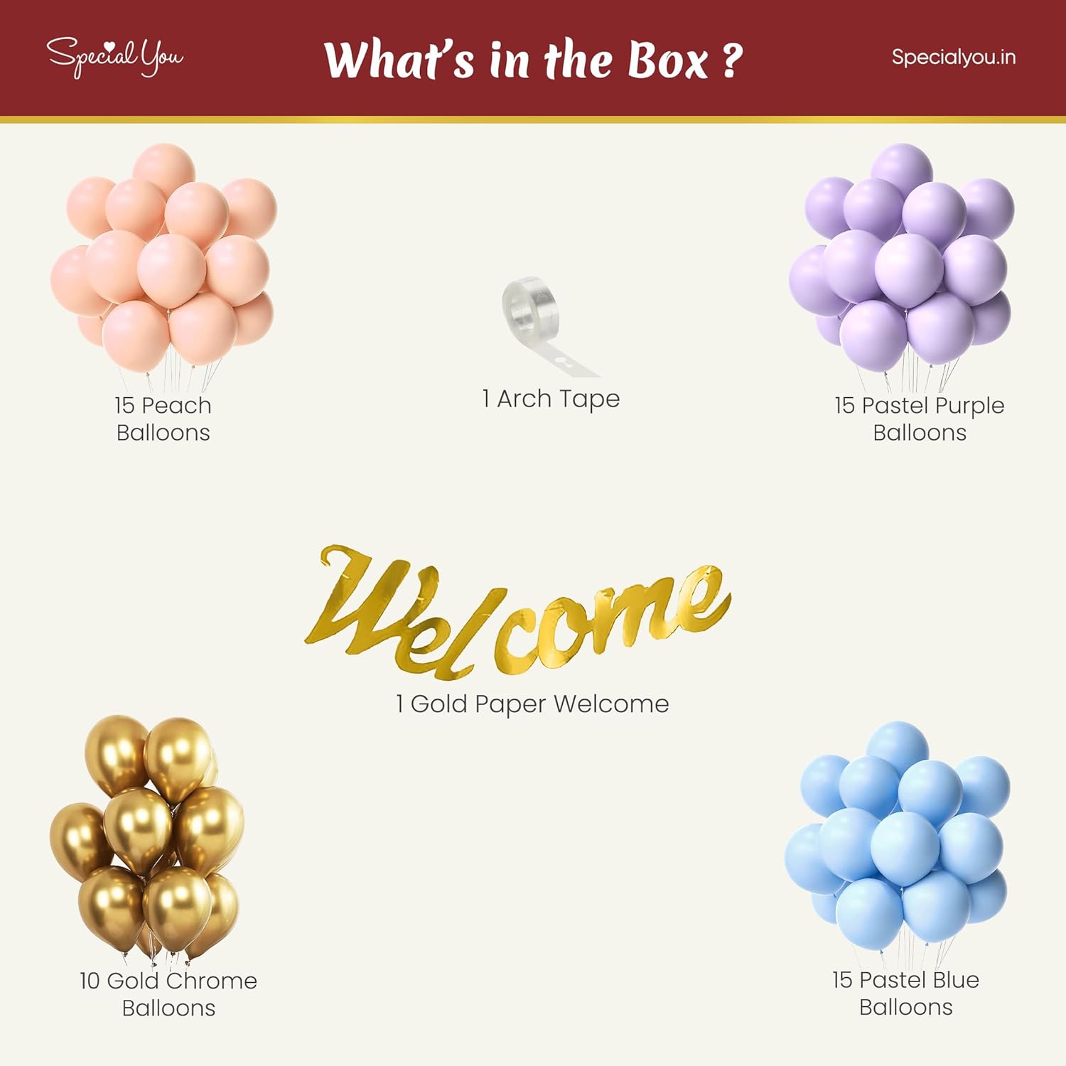Orange and Gold Welcome Decor Kit