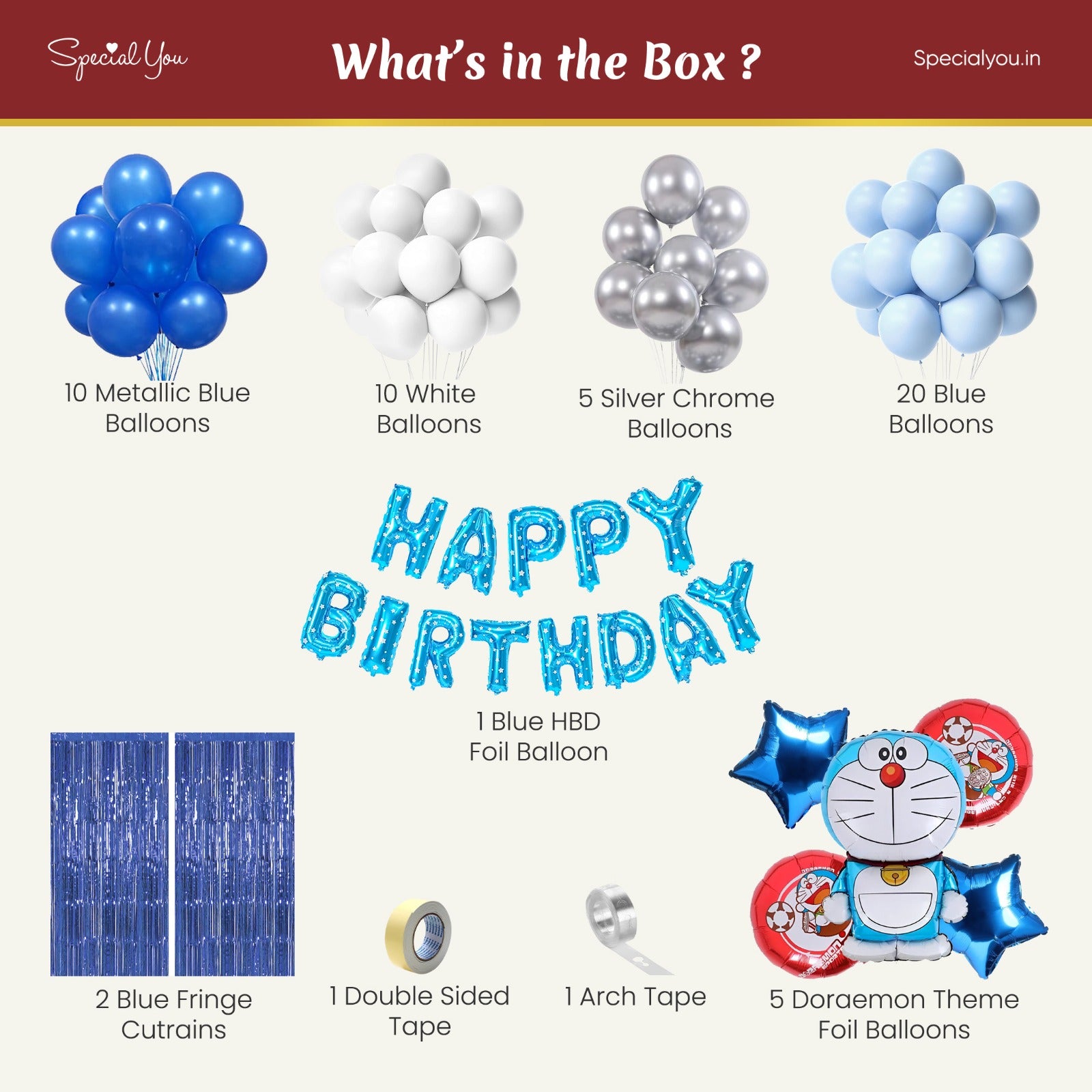 Tempting Doraemon DIY Birthday Kit