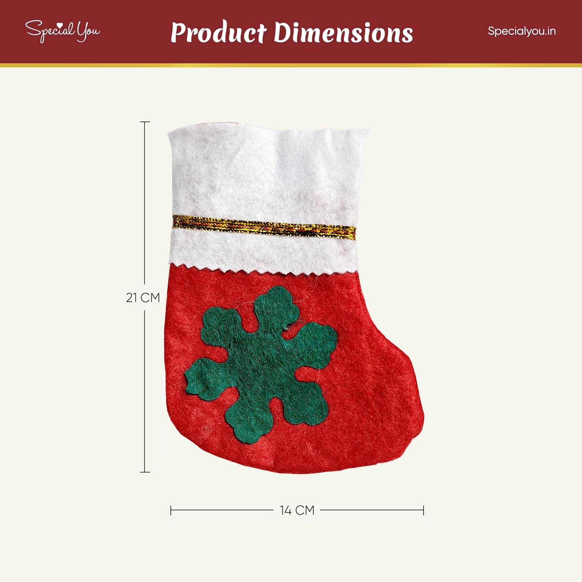 Christmas Decoration Socks Hanging - Set of 3