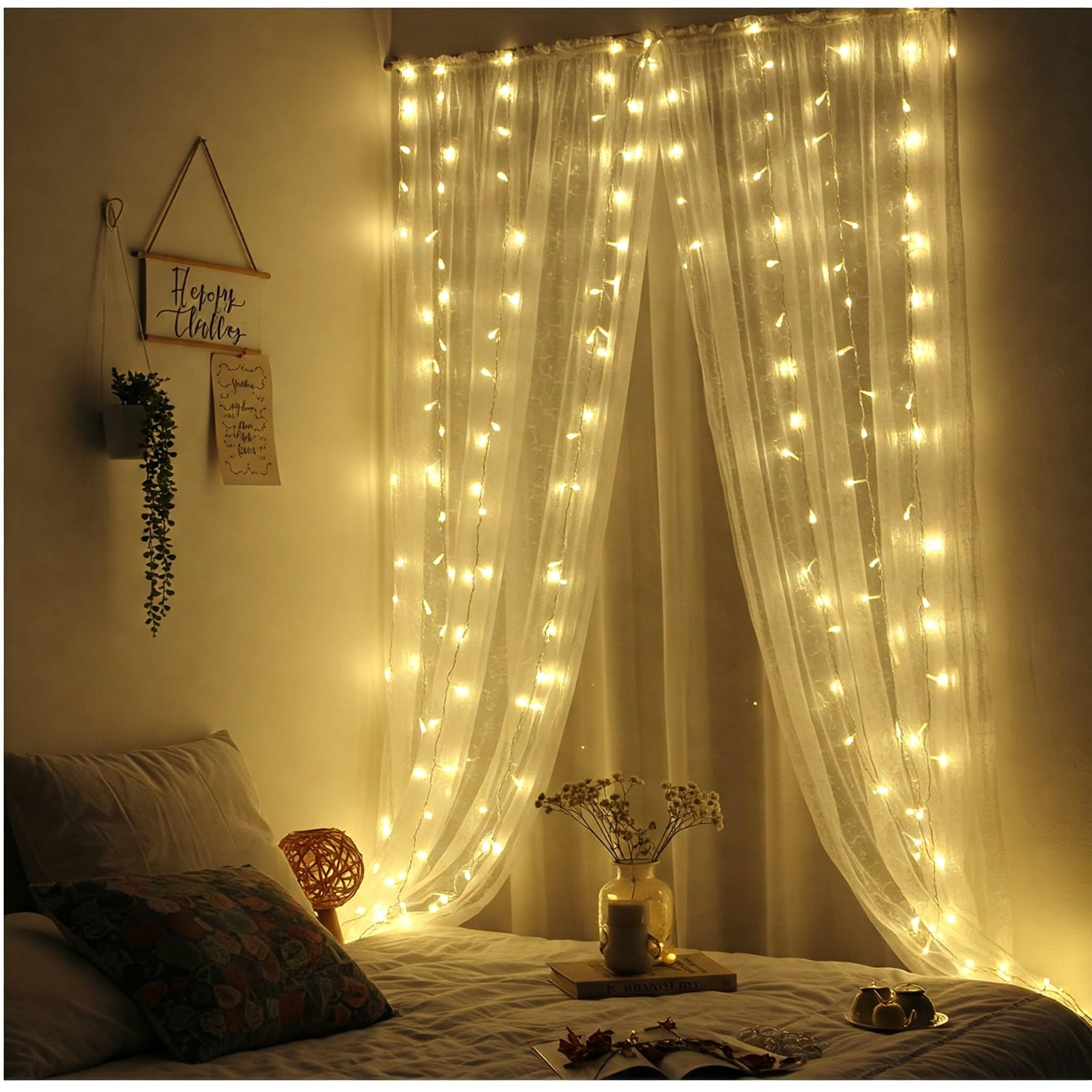 White net Canopy Decoration