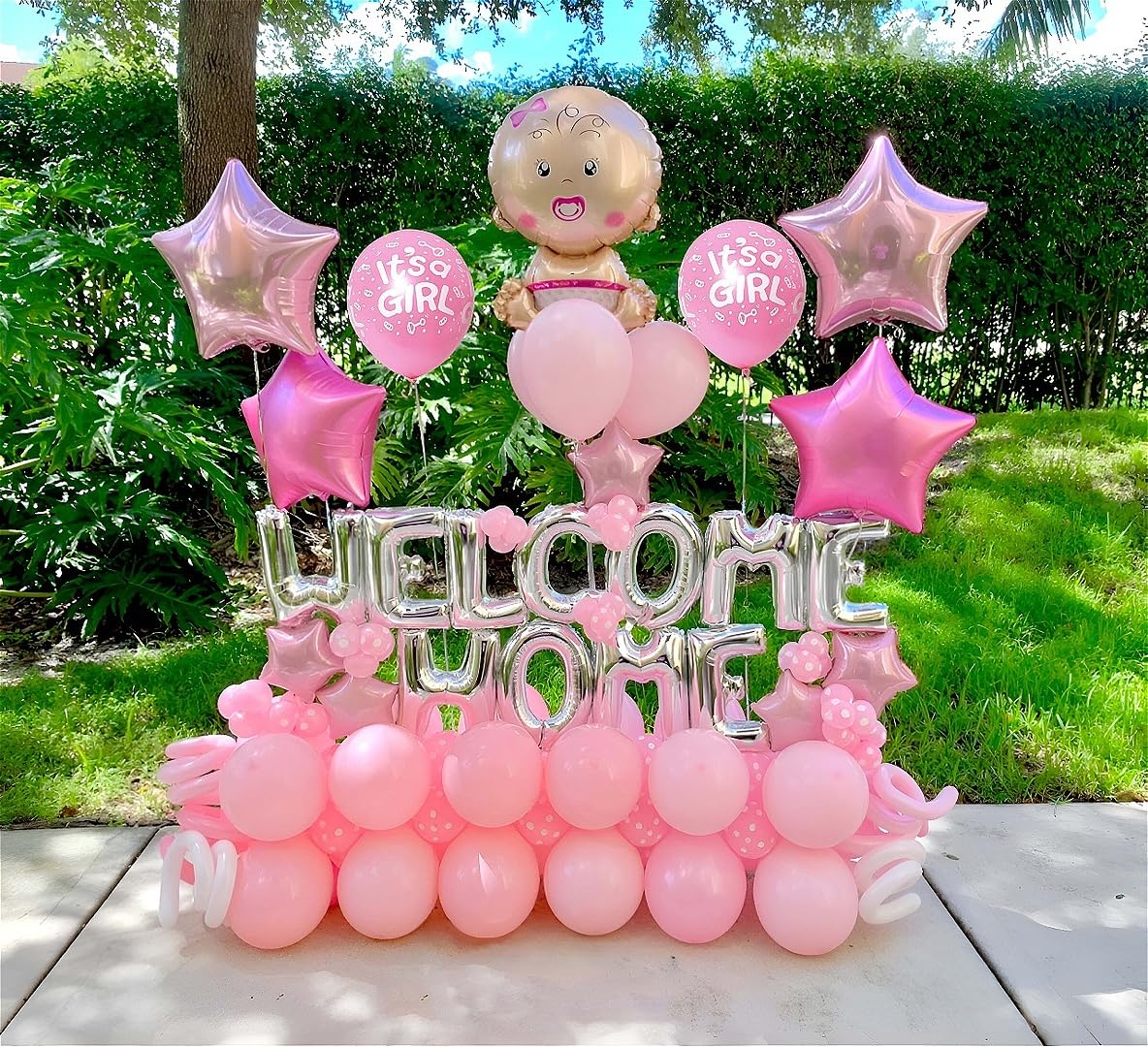 Welcome your baby girl to her home
