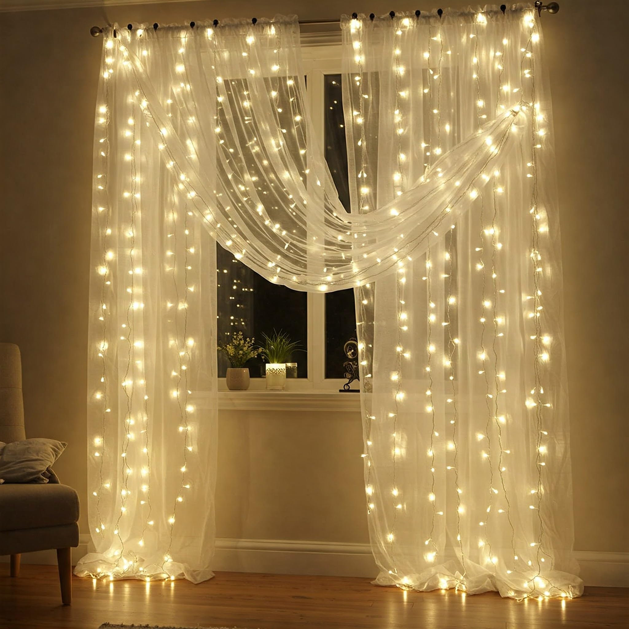 White net Canopy Decoration