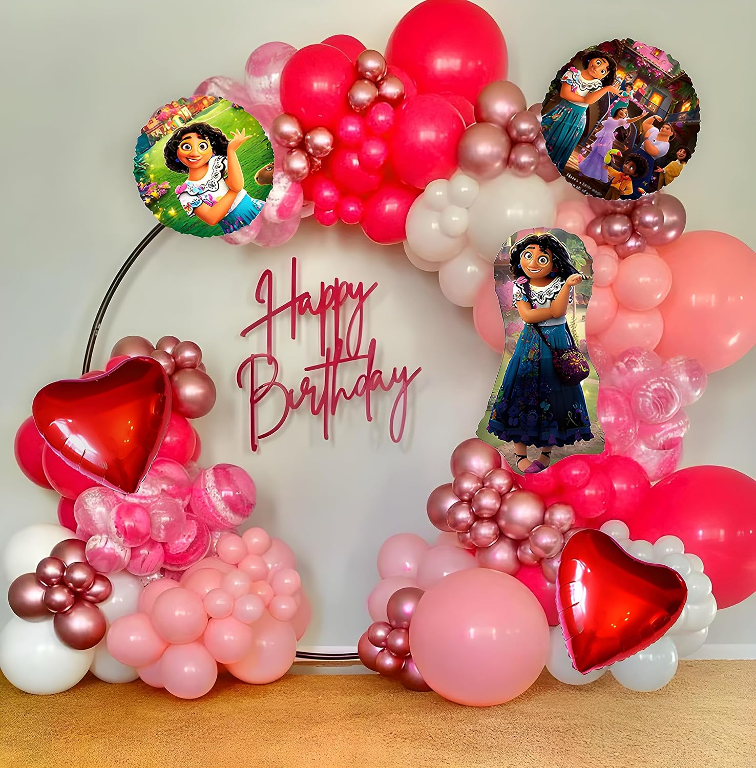 Encanto Theme Foil Balloons for Birthday Decoration