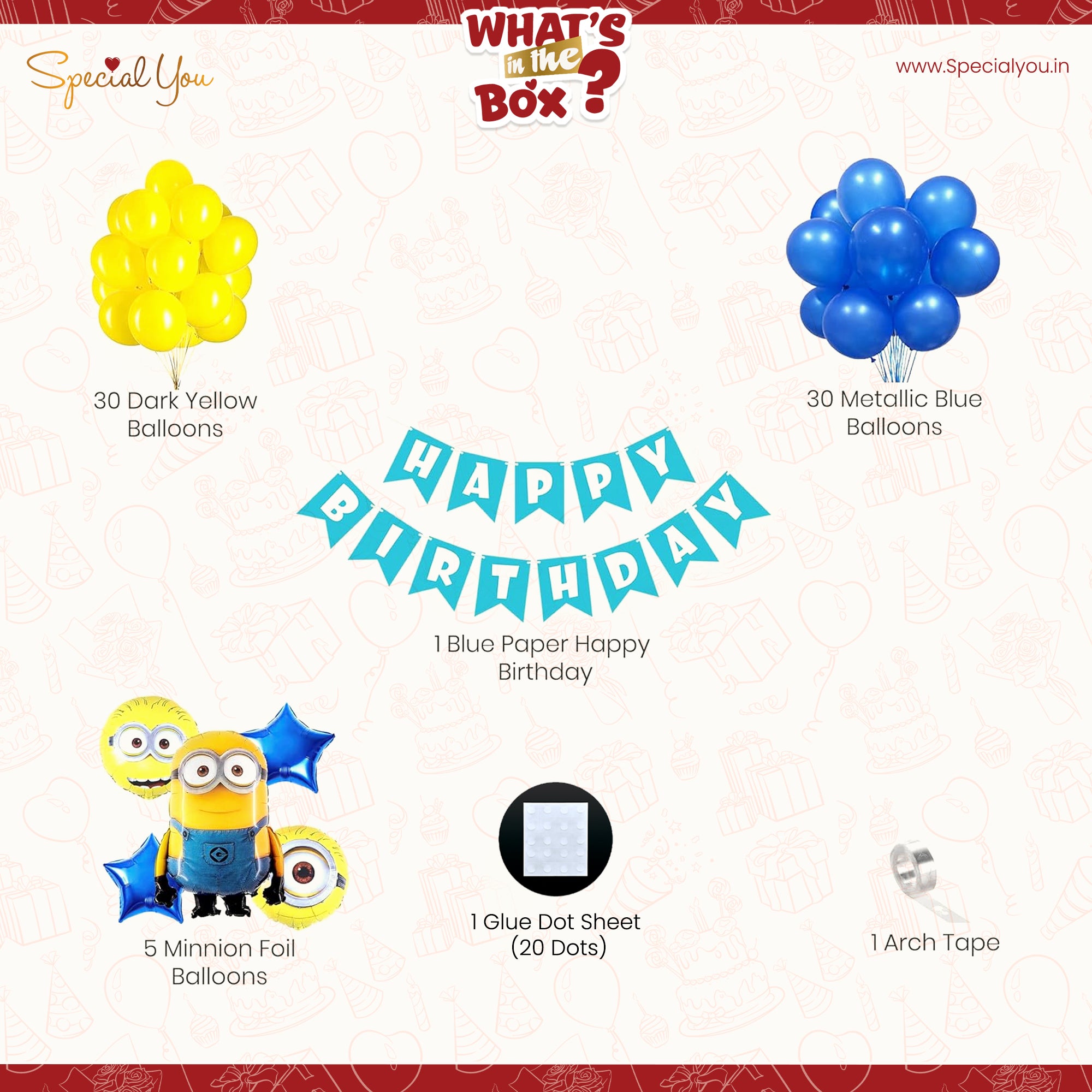 Minions Theme Birthday Decoration