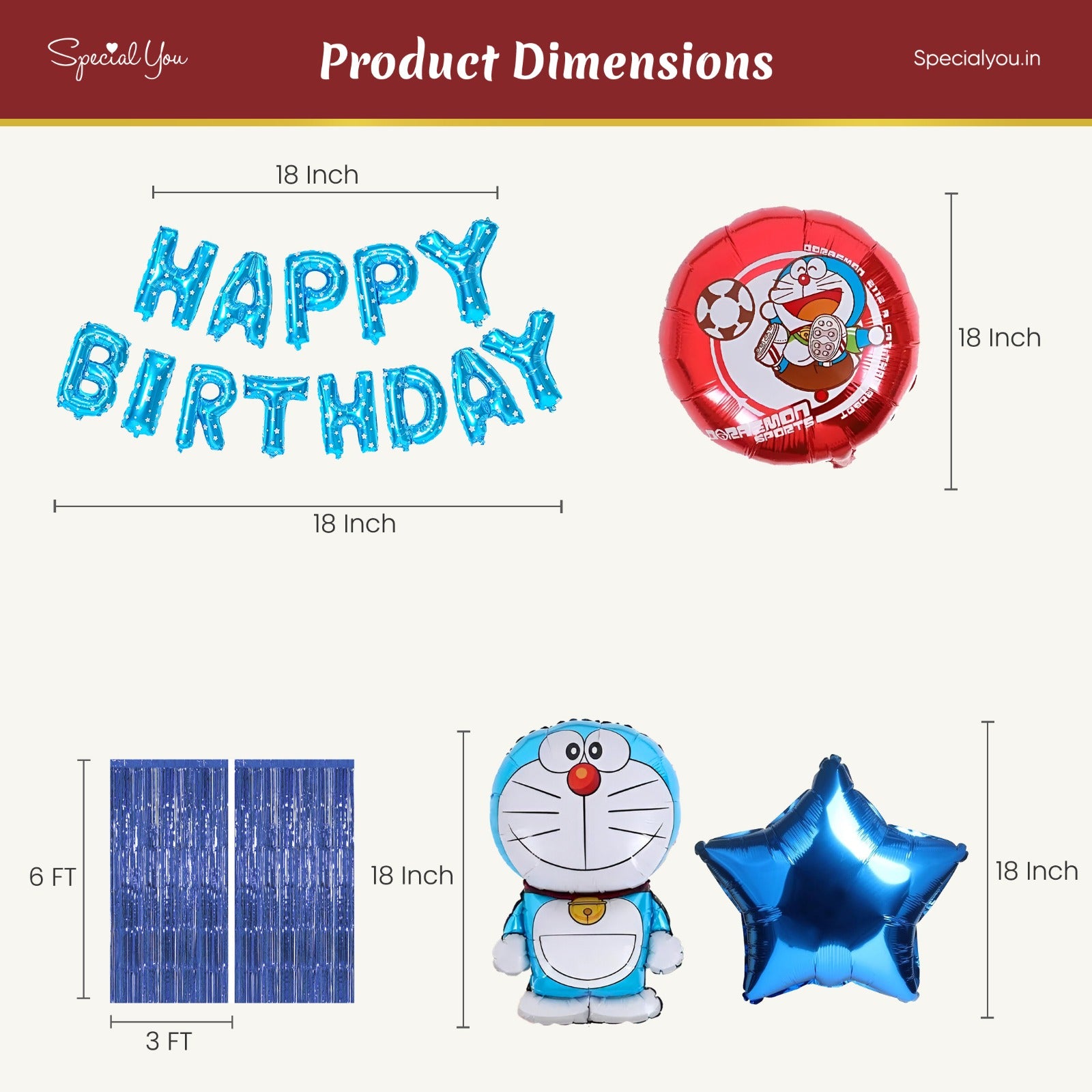Tempting Doraemon DIY Birthday Kit