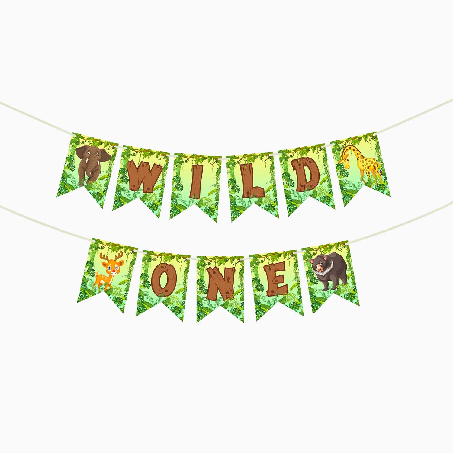 Wild one banner for decoration