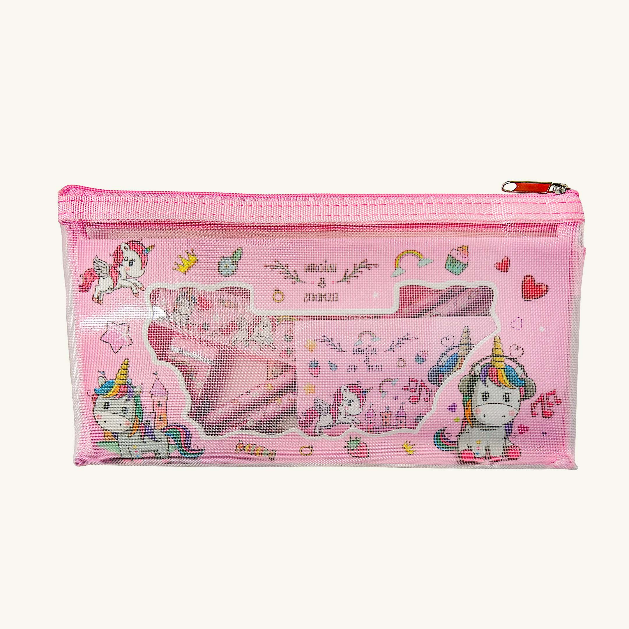 Unicorn Pencil Pouch 5 Pcs
