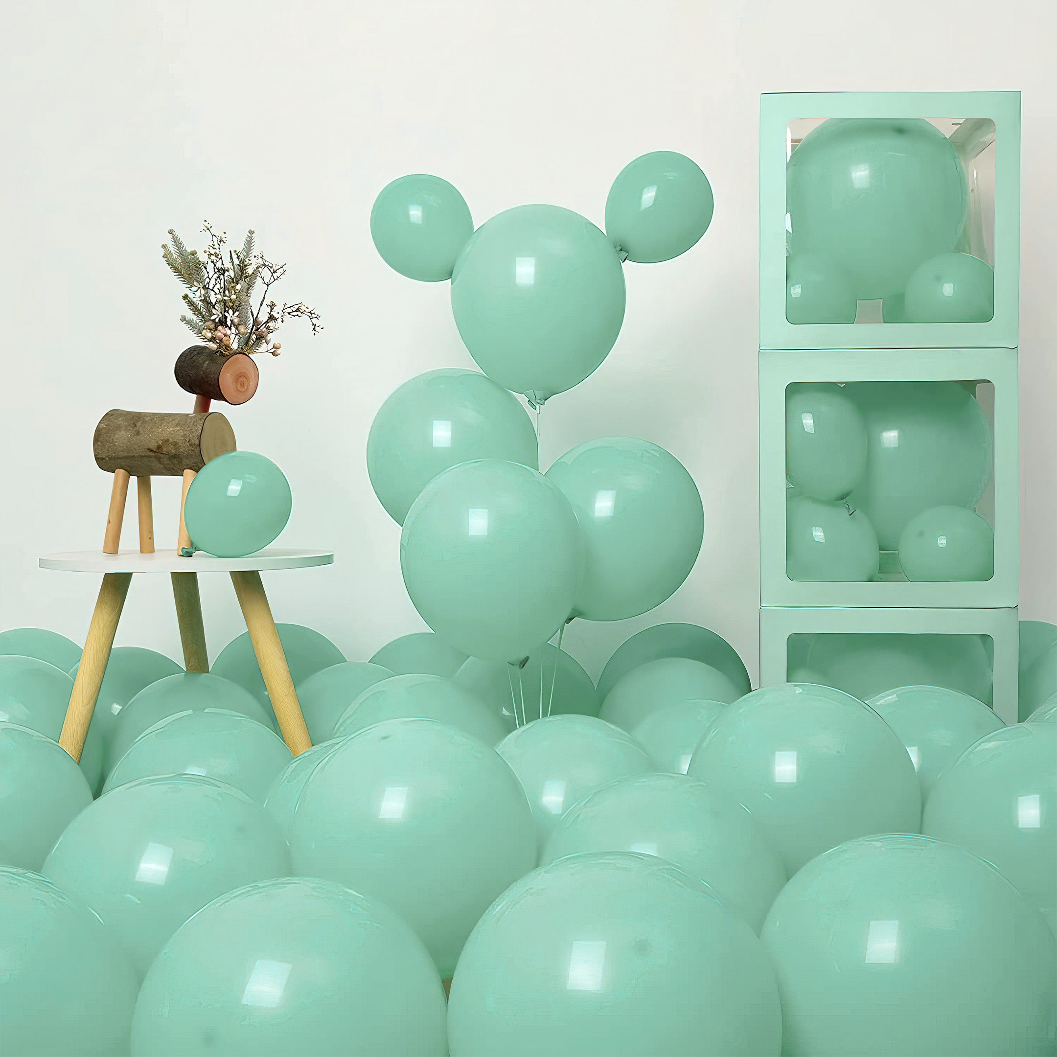 Pastel Mint Green Balloons party decoration-50pcs