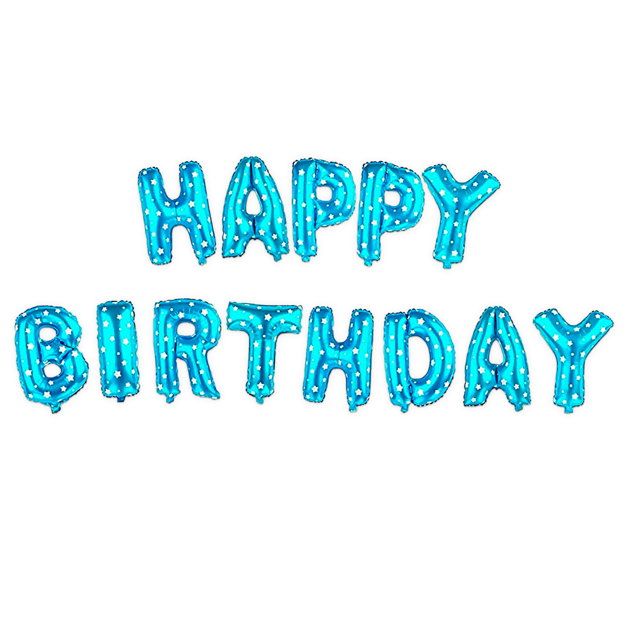 Pastel balloon Happy birthday foil banner