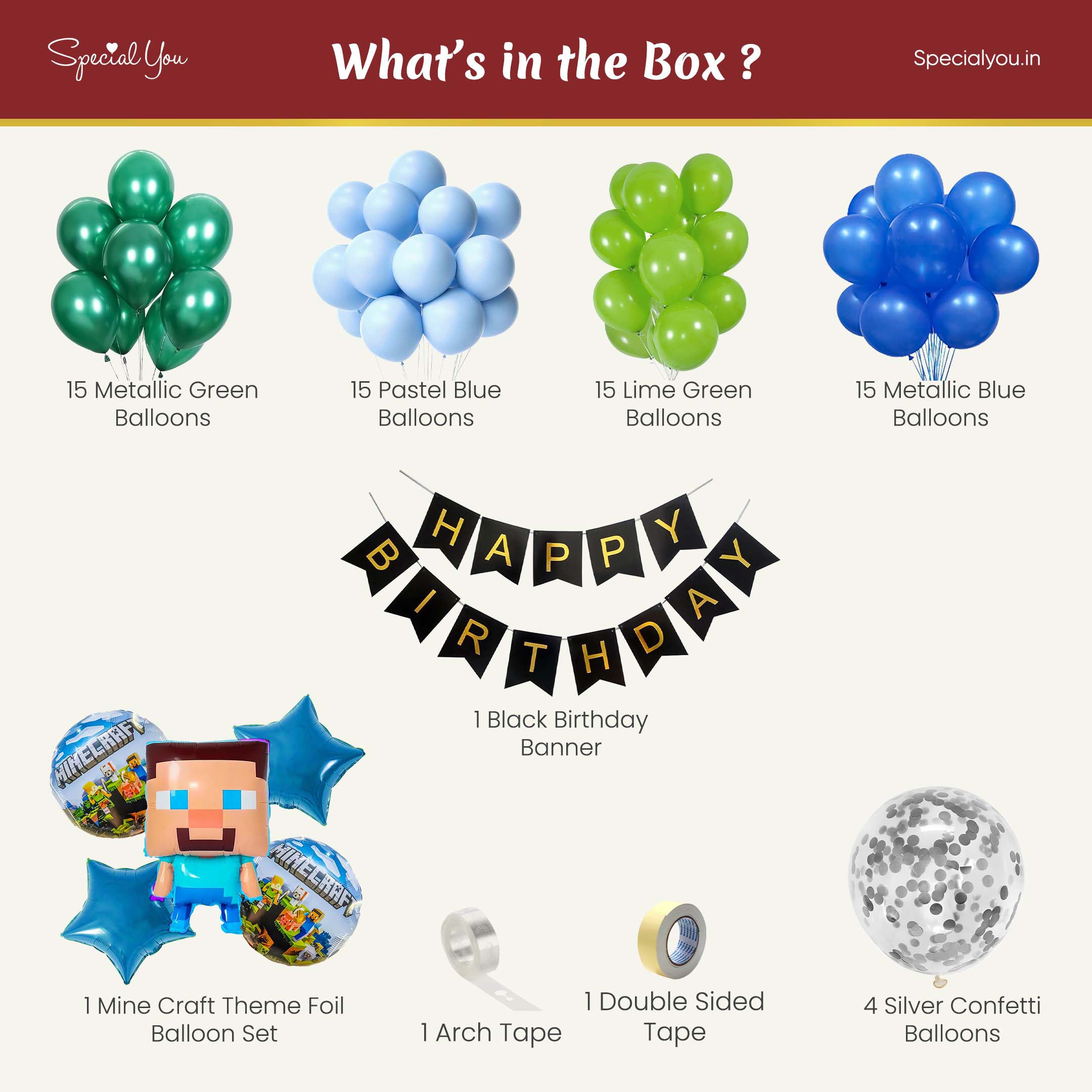 Minecraft Theme Birthday party