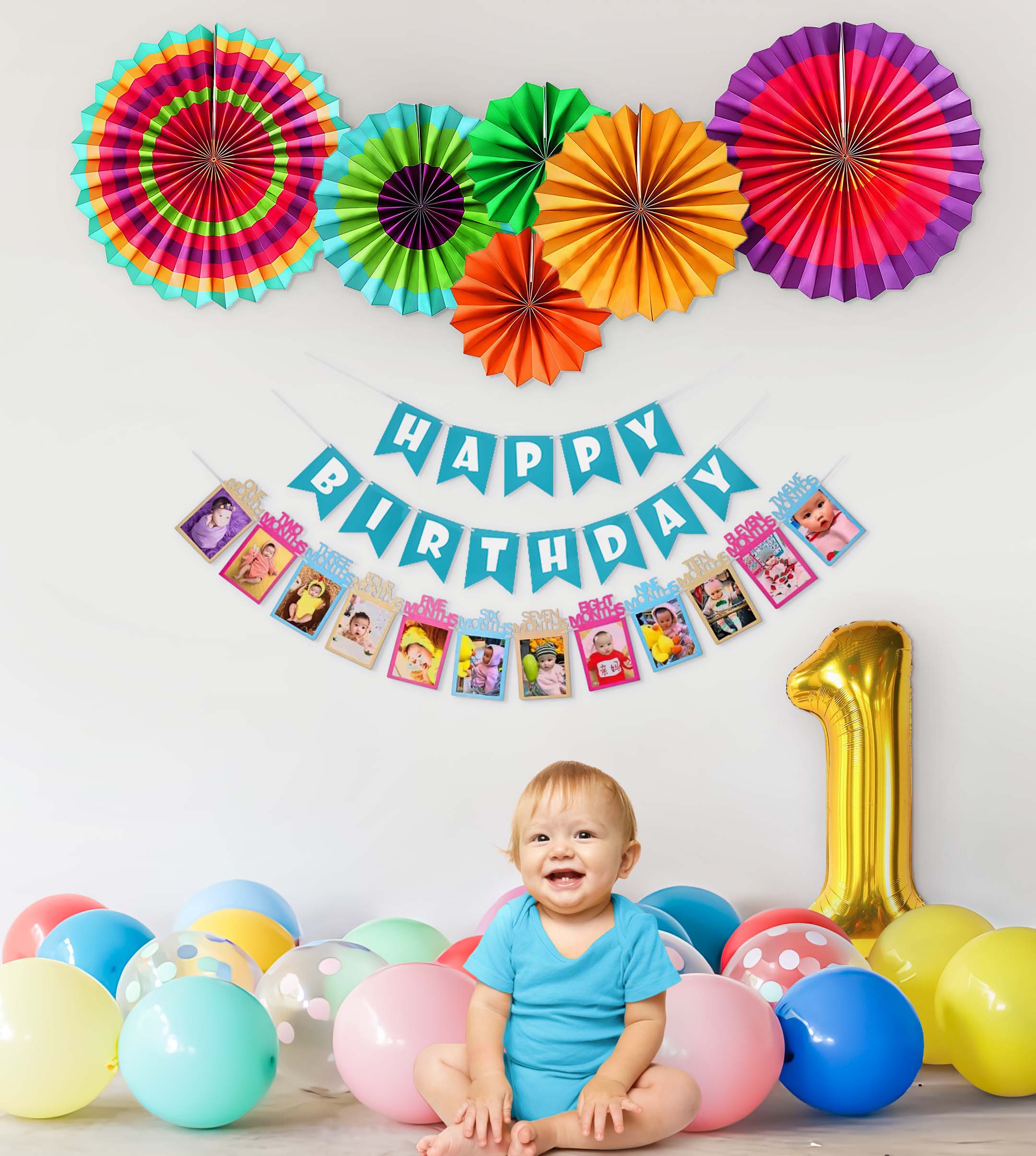 multicolor balloons
