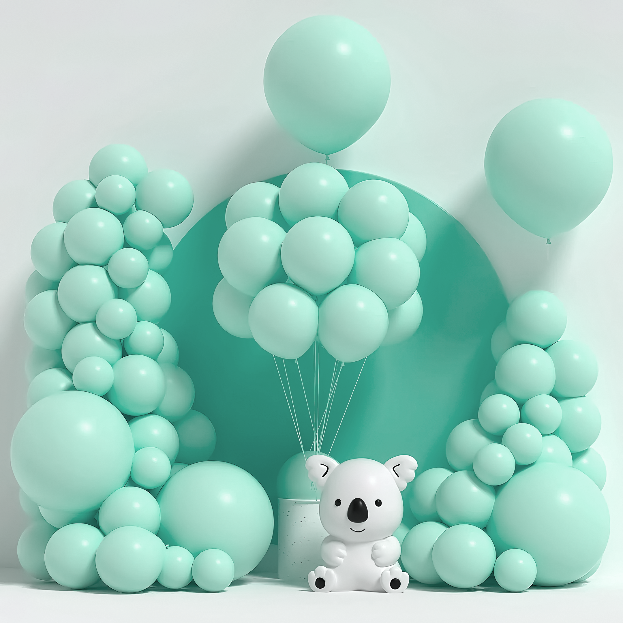 Pastel Mint Green Balloons party decoration-50pcs