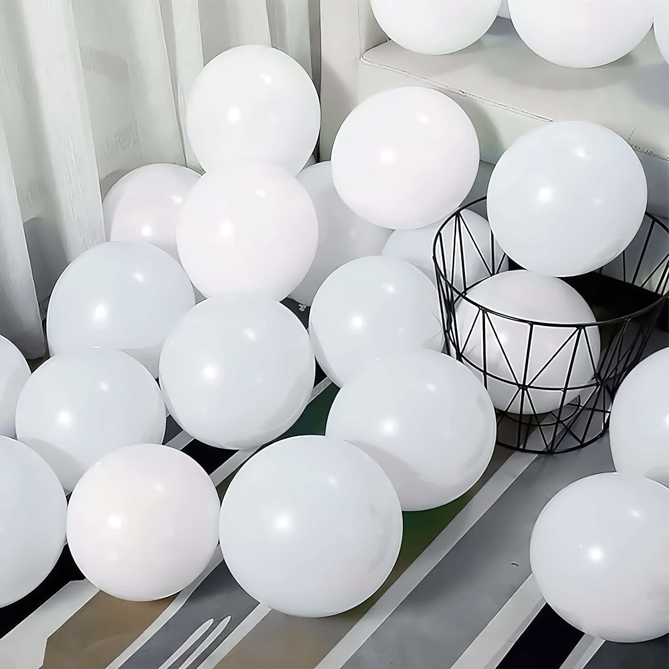 White Balloons for party decoration pack of 50 pcs