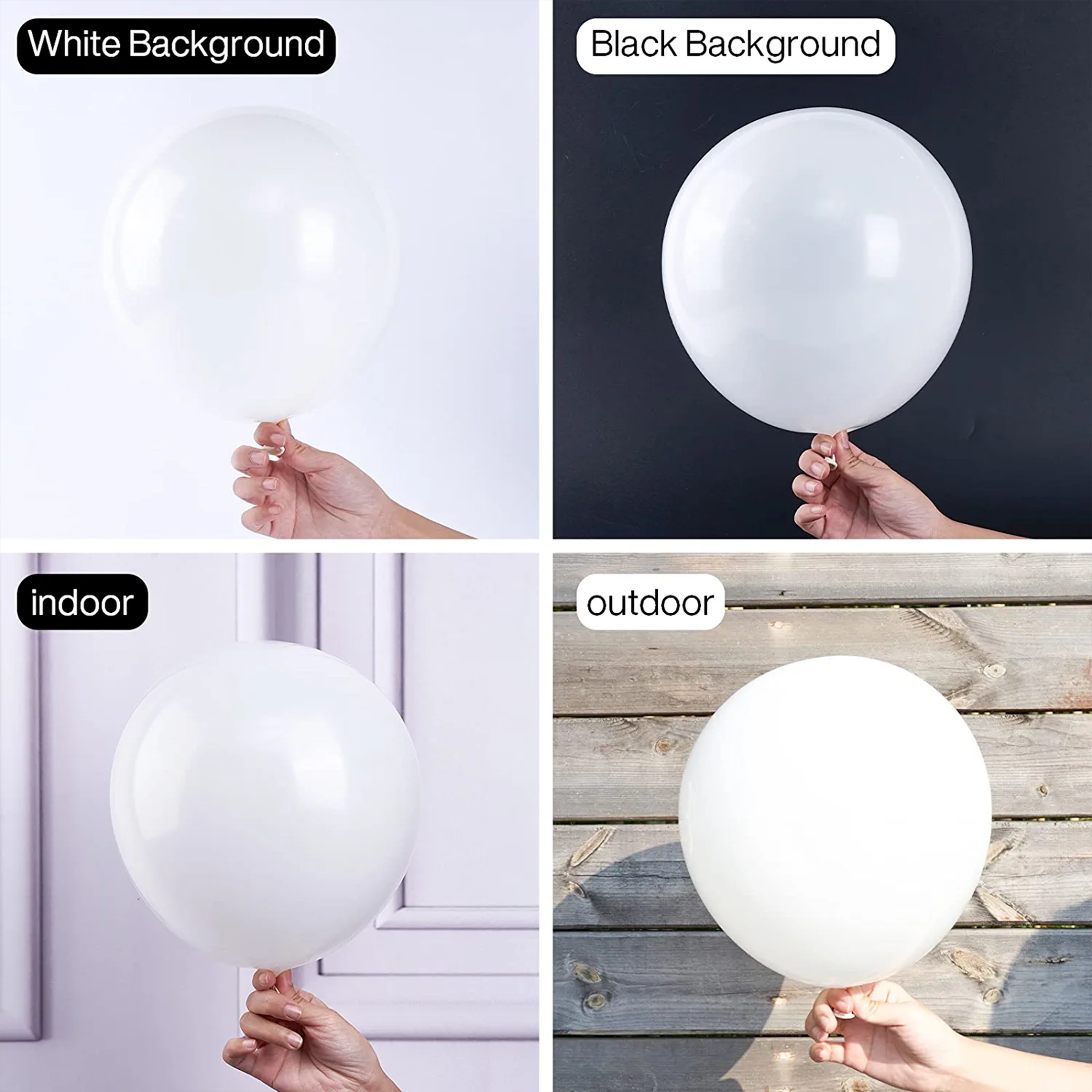 White Balloons for party decoration pack of 50 pcs