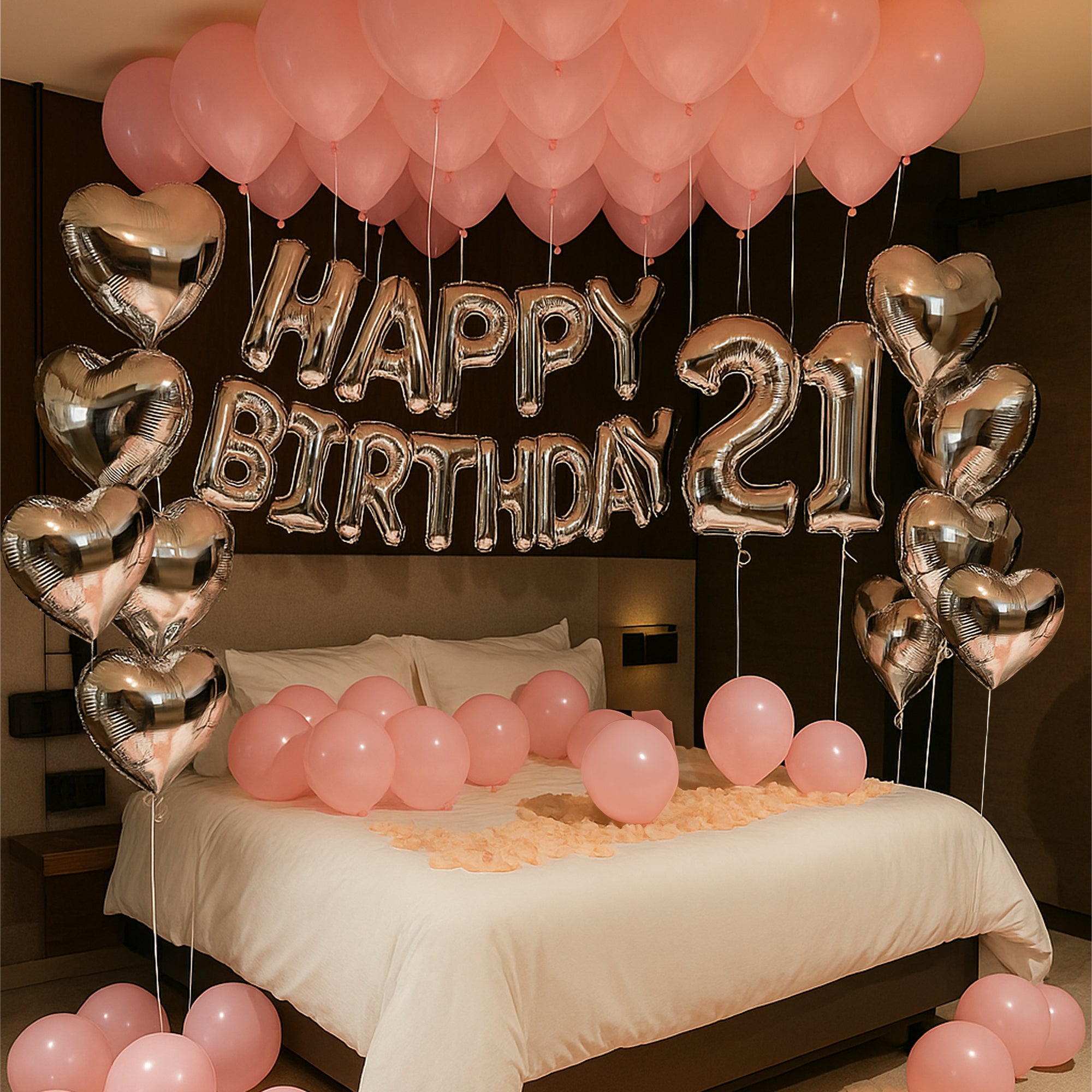 Decorate your birthday with Pastel Pink Balloons