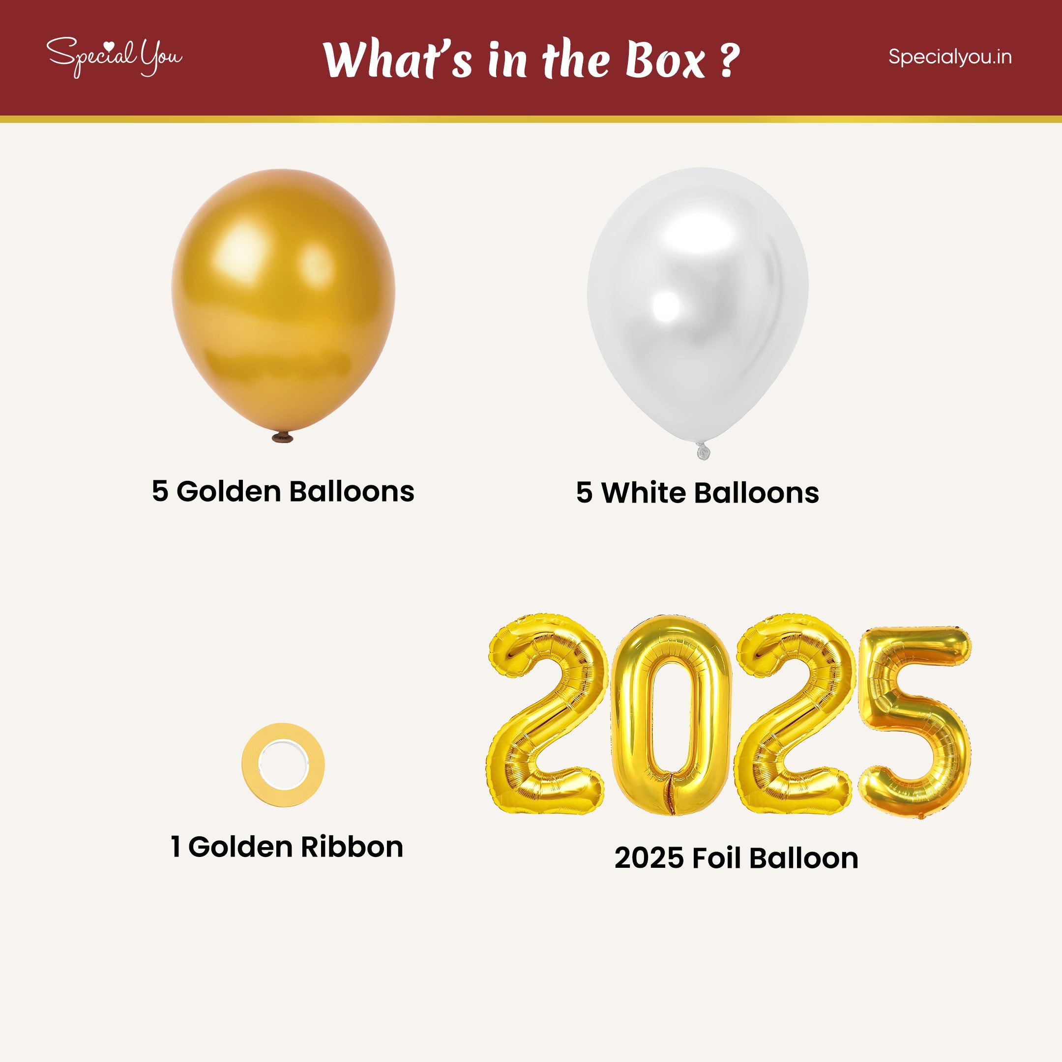 New Year Foil Balloon 2025