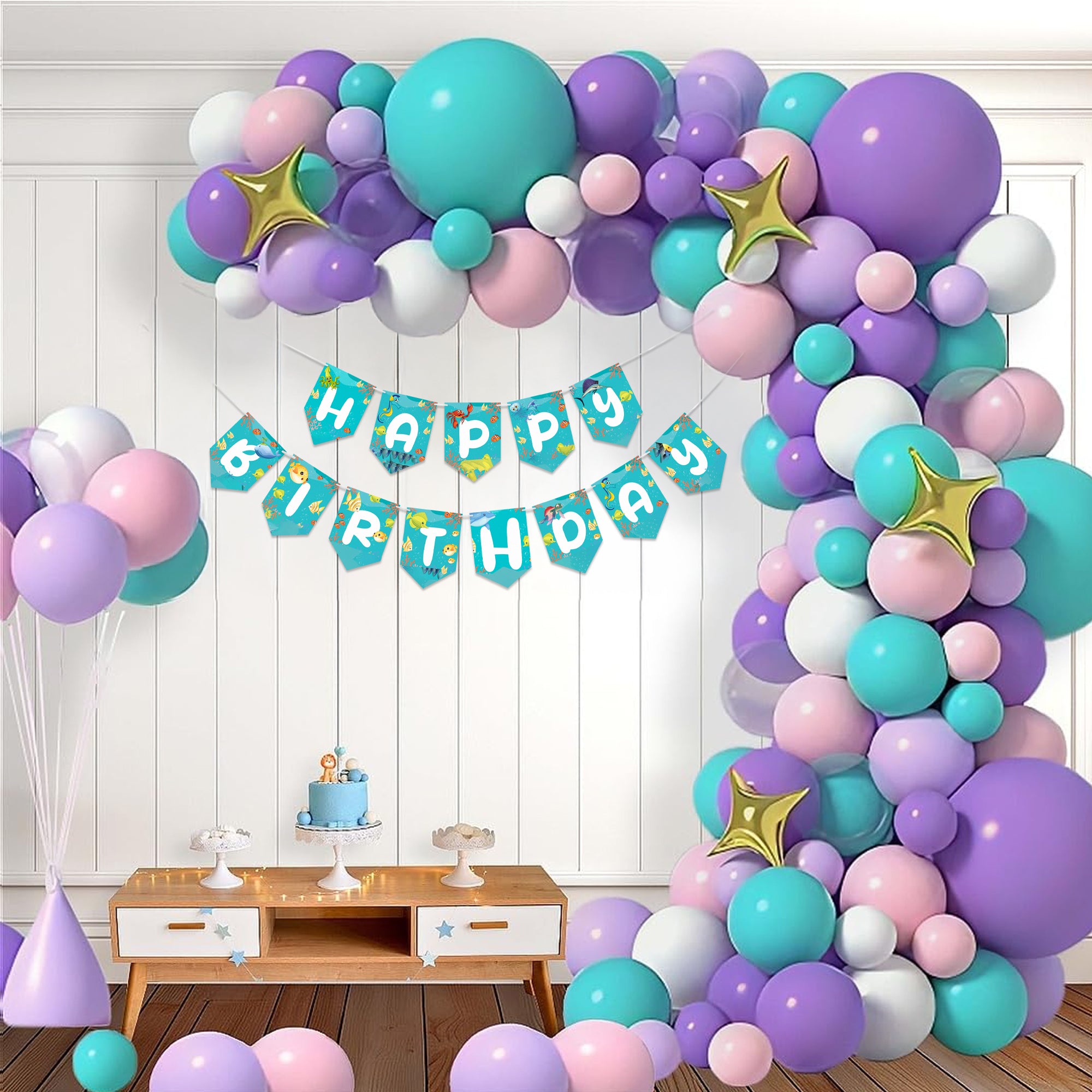 Ocean theme Birthday DIY Kit