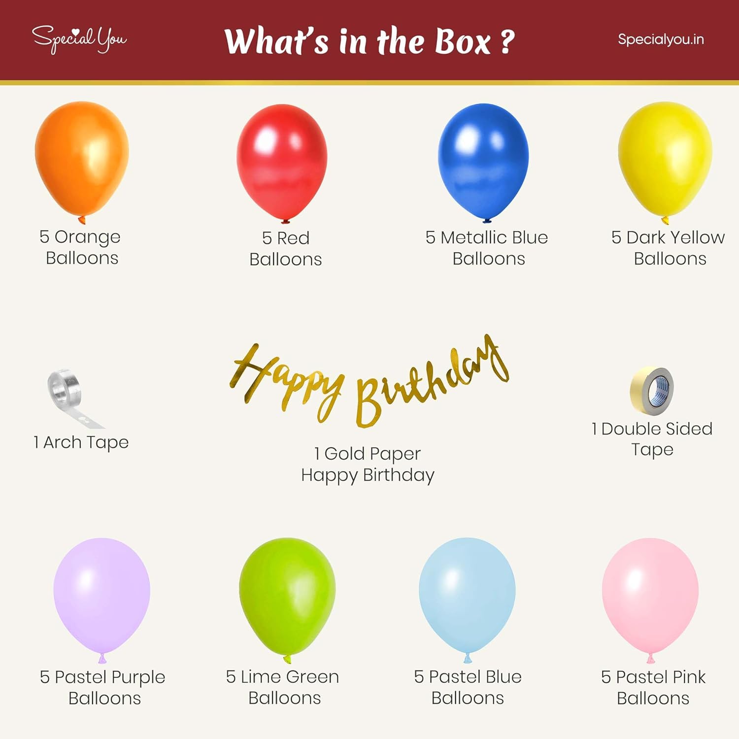 Multicolor Balloon Birthday Decor