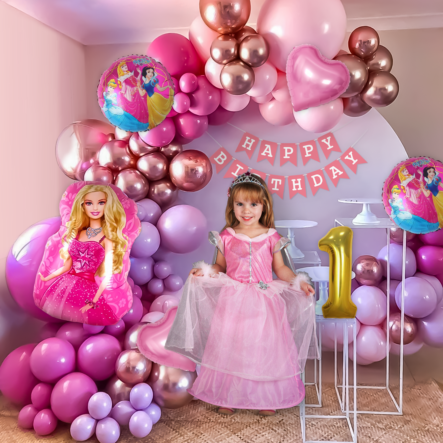 Cherish your little princess's first birthday.