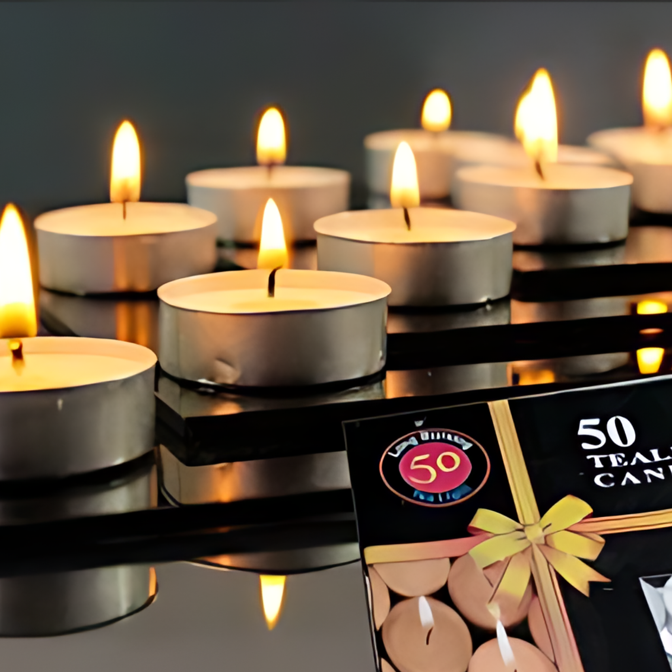 Tea Light Candles, Floating Candles for Home - Pack of 50