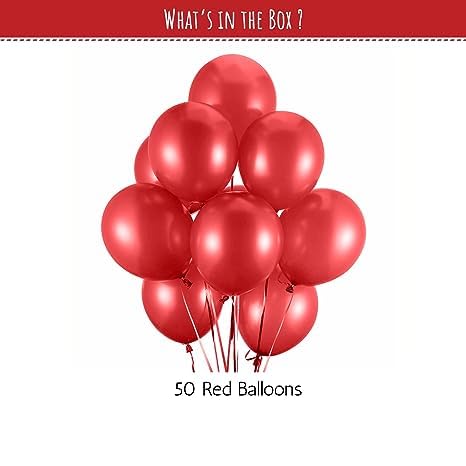 50 red balloons