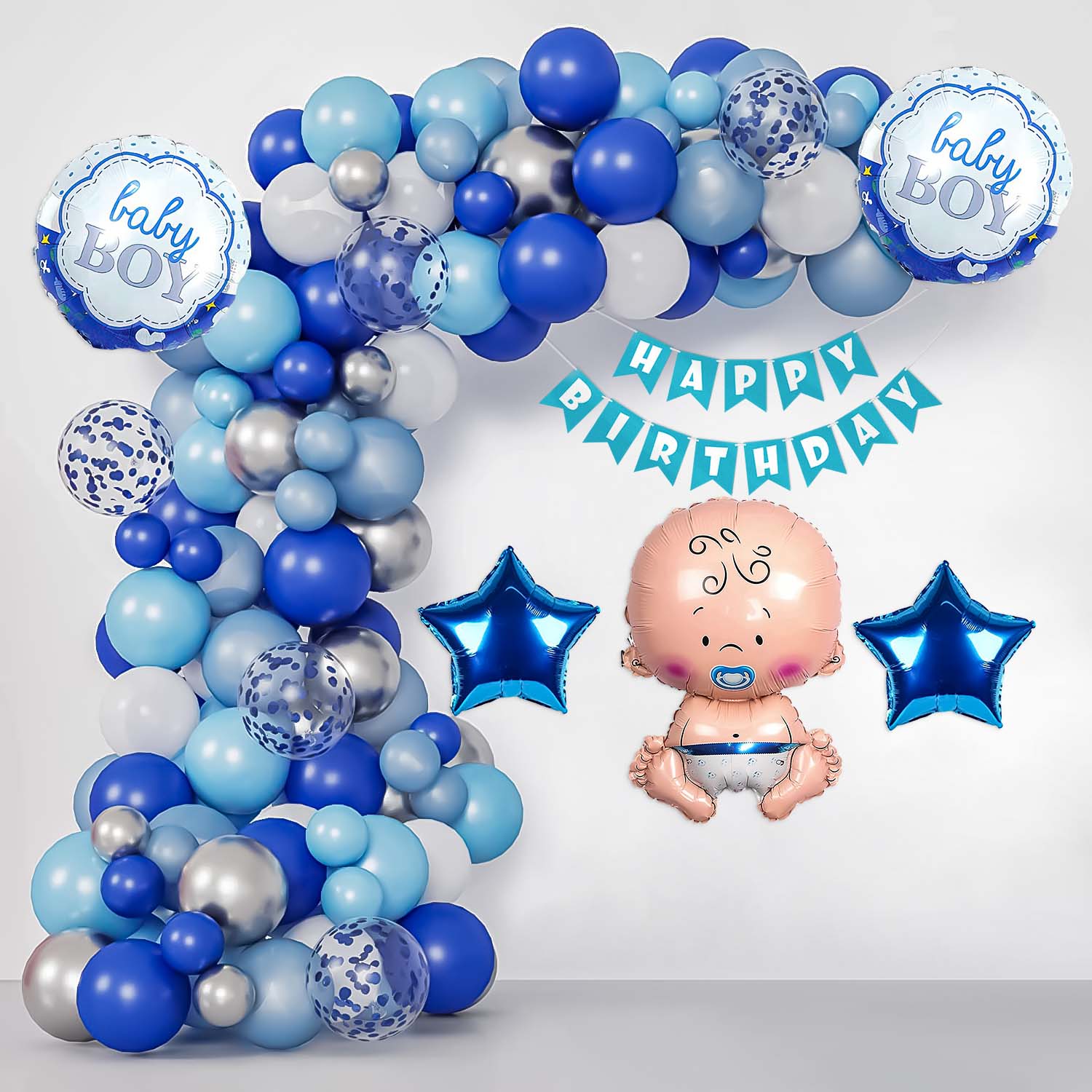blue theme decoration