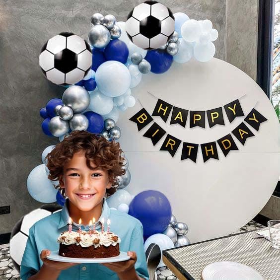 Football Fiesta Birthday DIY Decor Kit