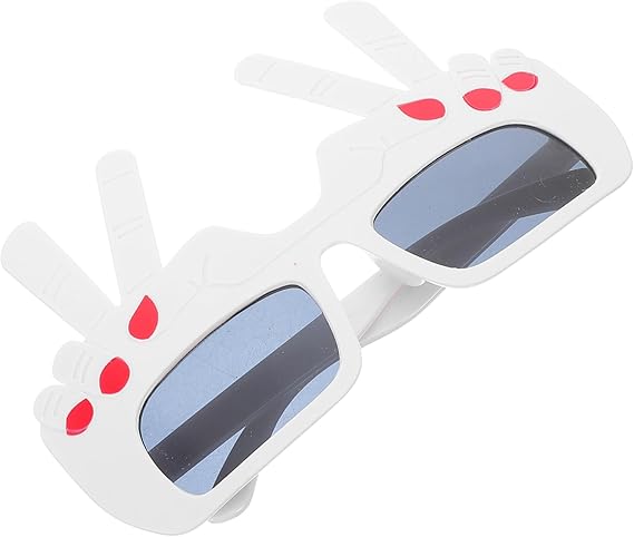 White Funny Sunglasses