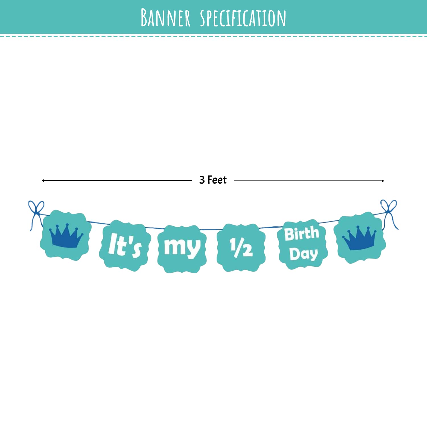 half birtdhay banner