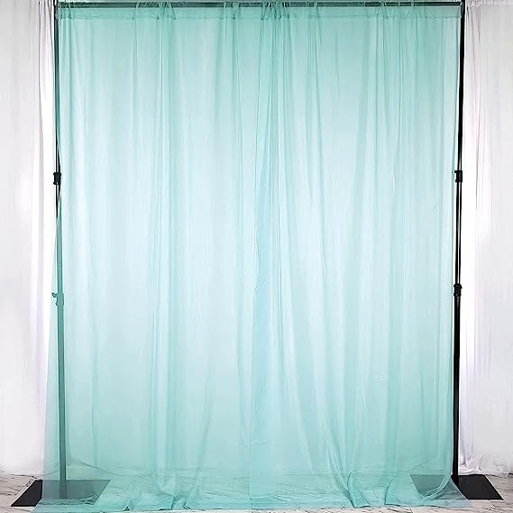 turquoise backdrop 