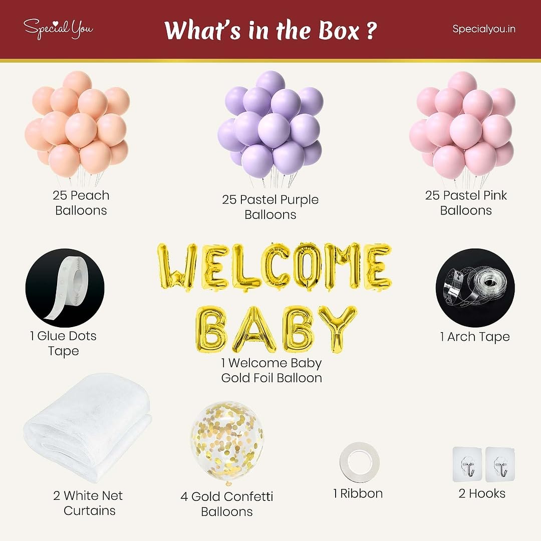 Welcome Baby Decoration Kit