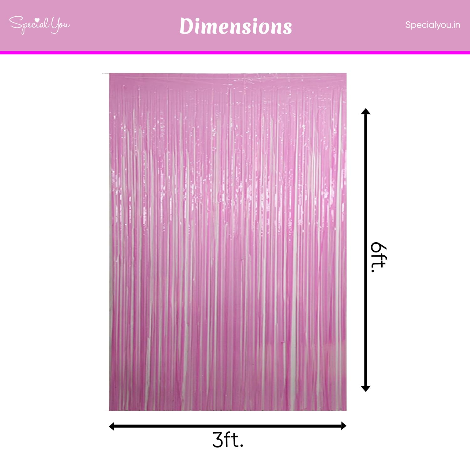 fringe foil curtain