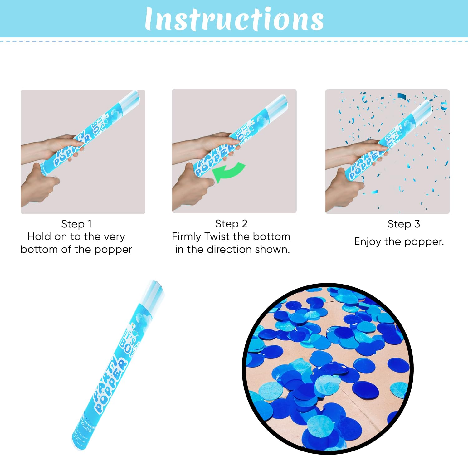 POP your celebration with Party Poppers