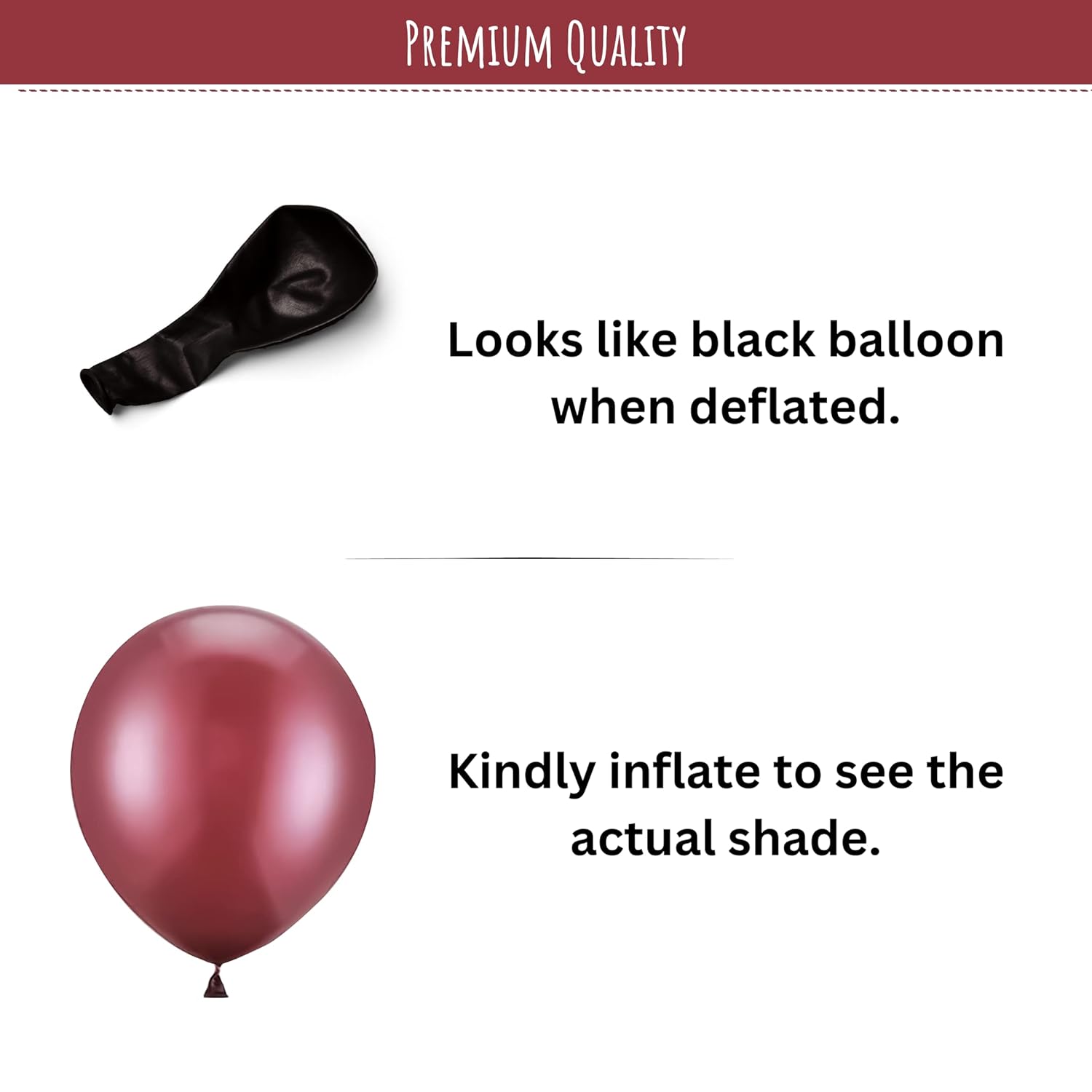 burgundy balloons