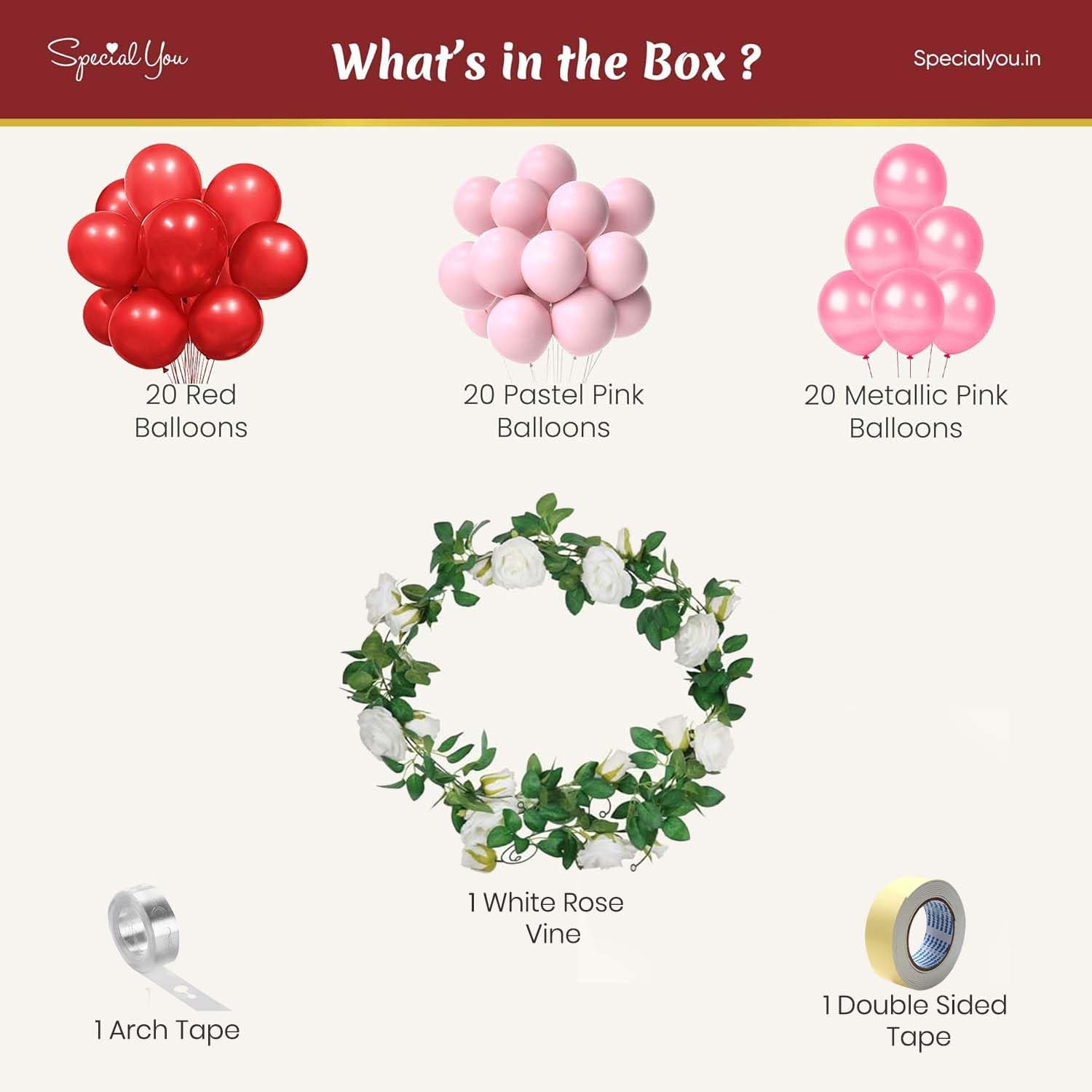 Lovely Red valentine Theme DIY  Kit